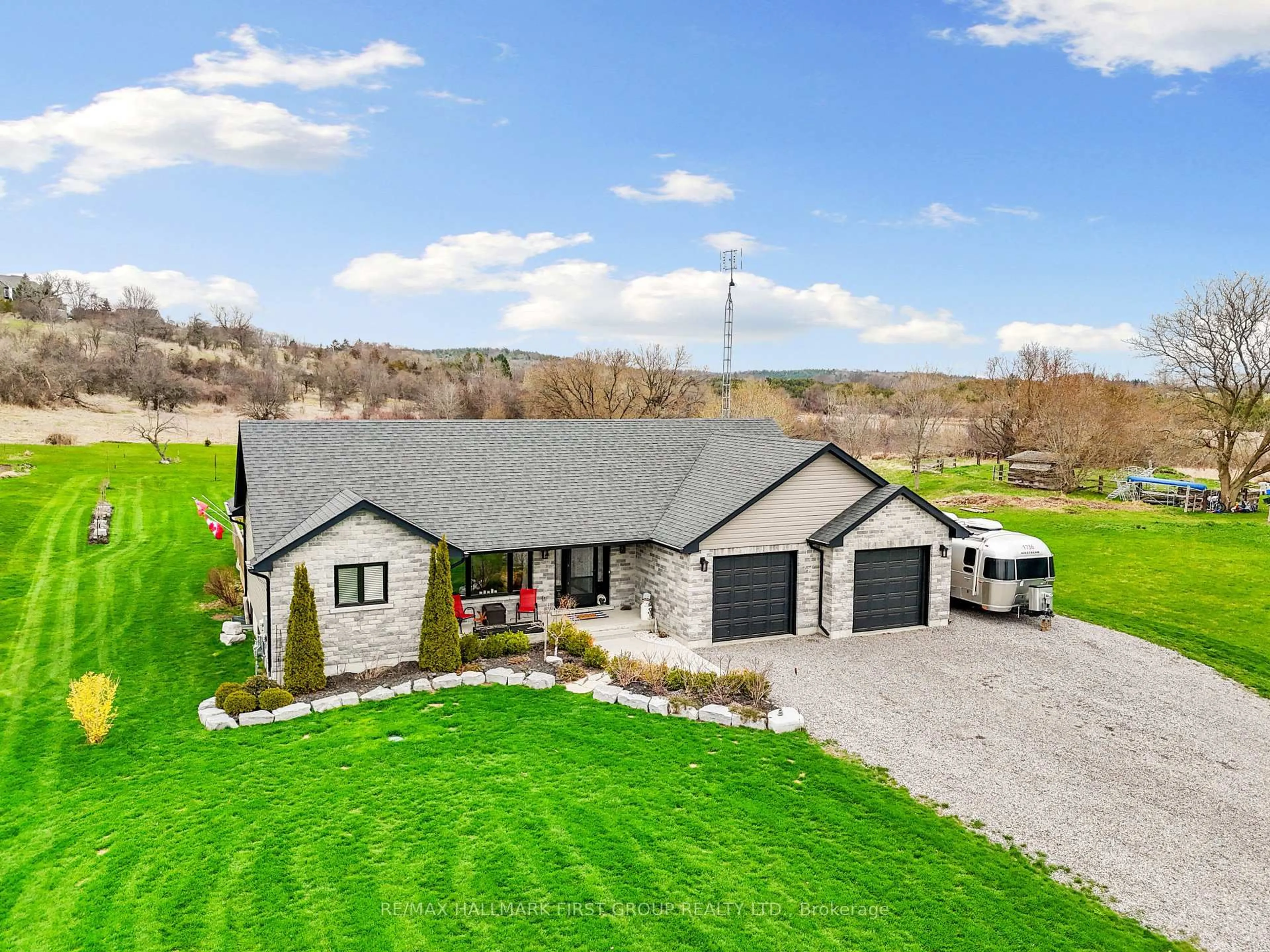 A pic from outside/outdoor area/front of a property/back of a property/a pic from drone, unknown for 218 Old Danforth Rd, Alnwick/Haldimand Ontario K0K 2G0
