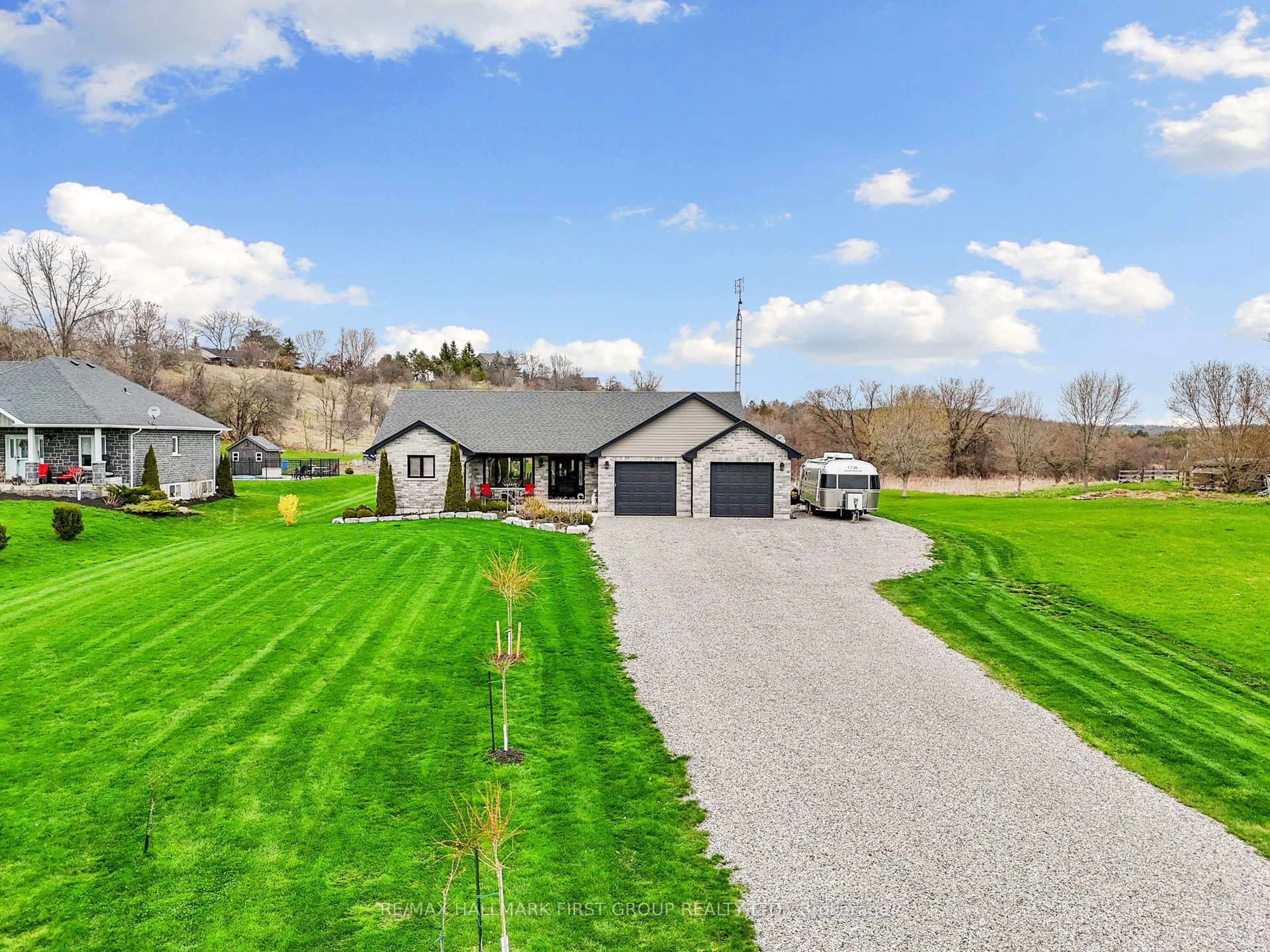 A pic from outside/outdoor area/front of a property/back of a property/a pic from drone, unknown for 218 Old Danforth Rd, Alnwick/Haldimand Ontario K0K 2G0