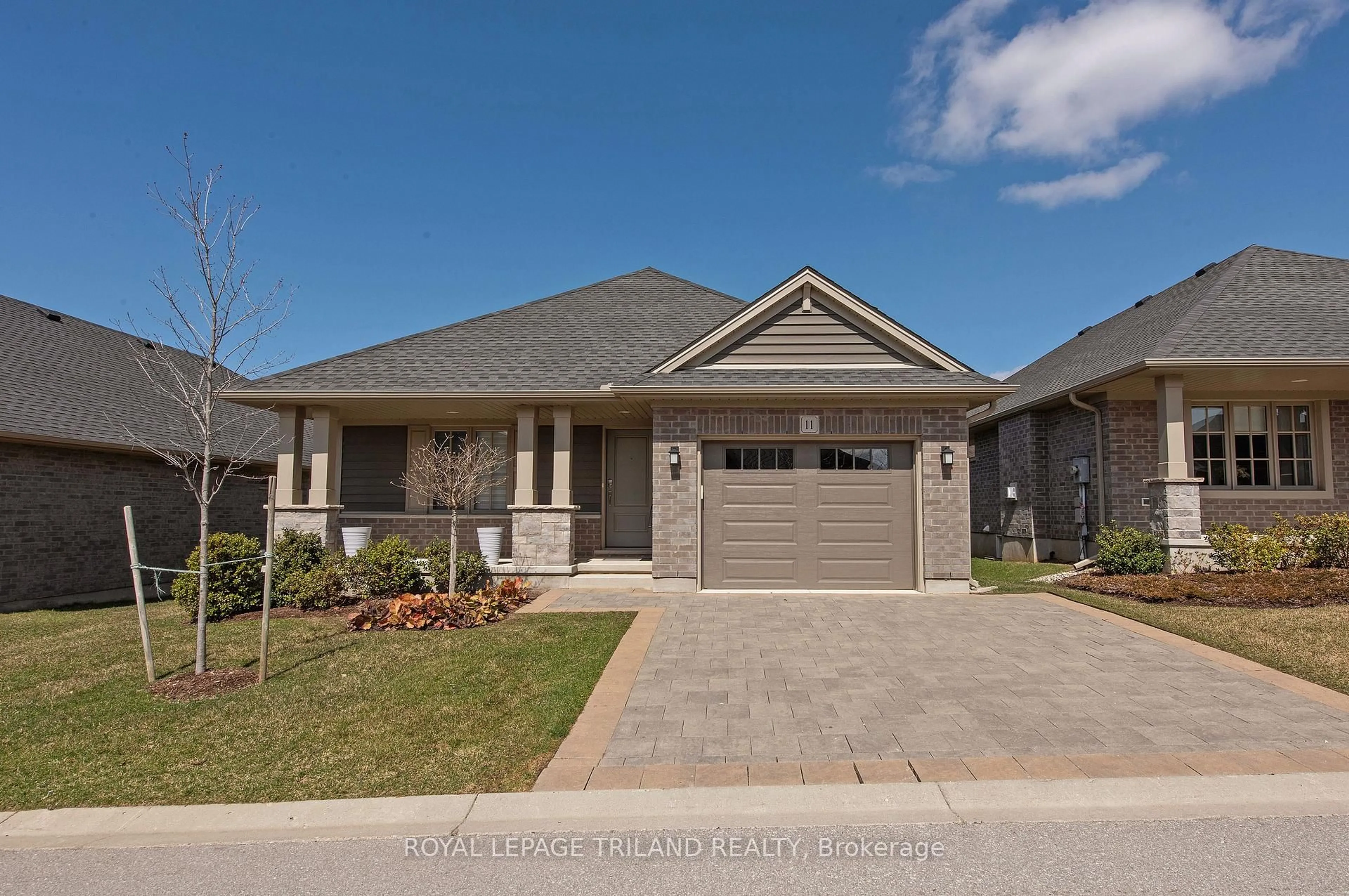 Home with brick exterior material, street for 234 Peach Tree Blvd #11, St. Thomas Ontario N5R 0G8