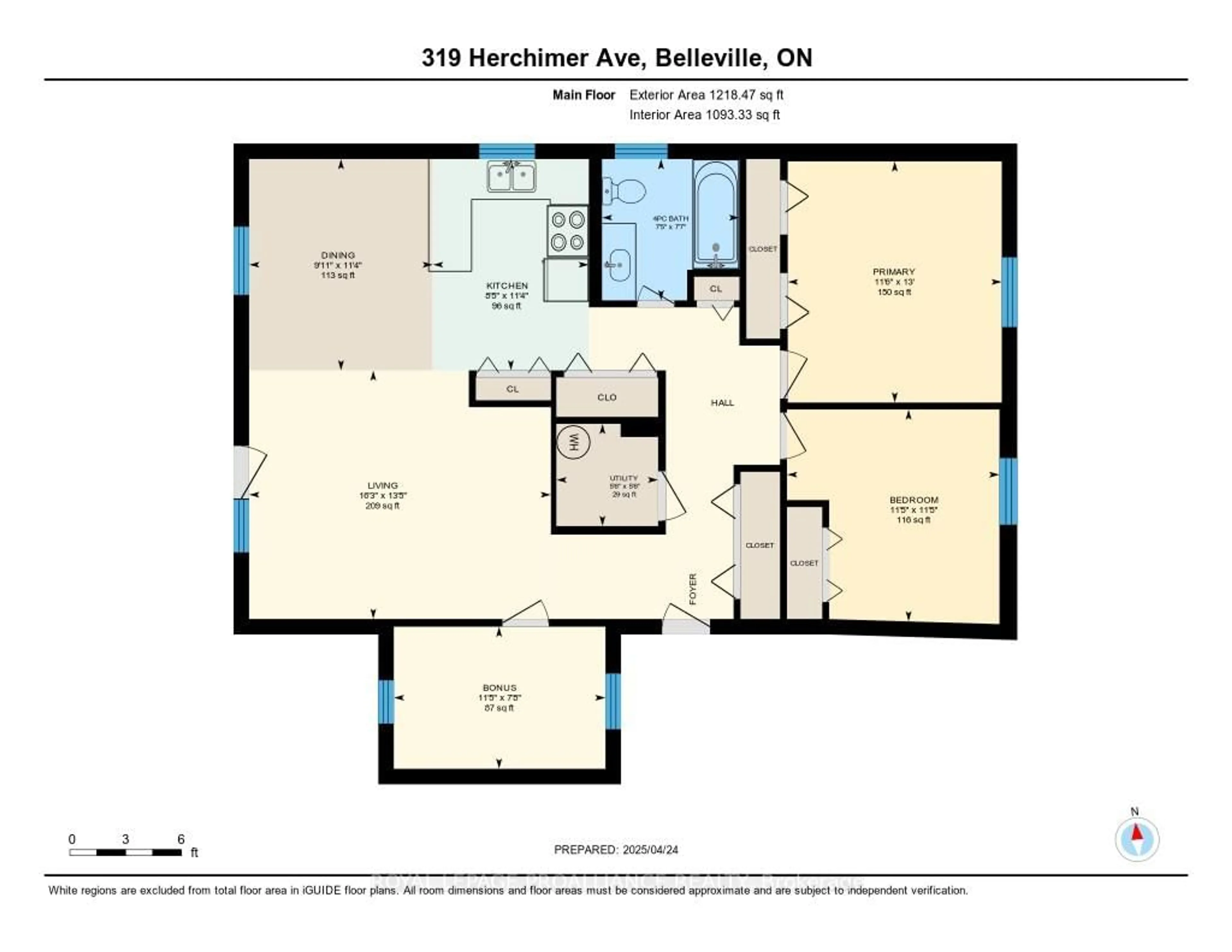 Floor plan for 319 Herchimer Ave, Belleville Ontario K8N 4H5