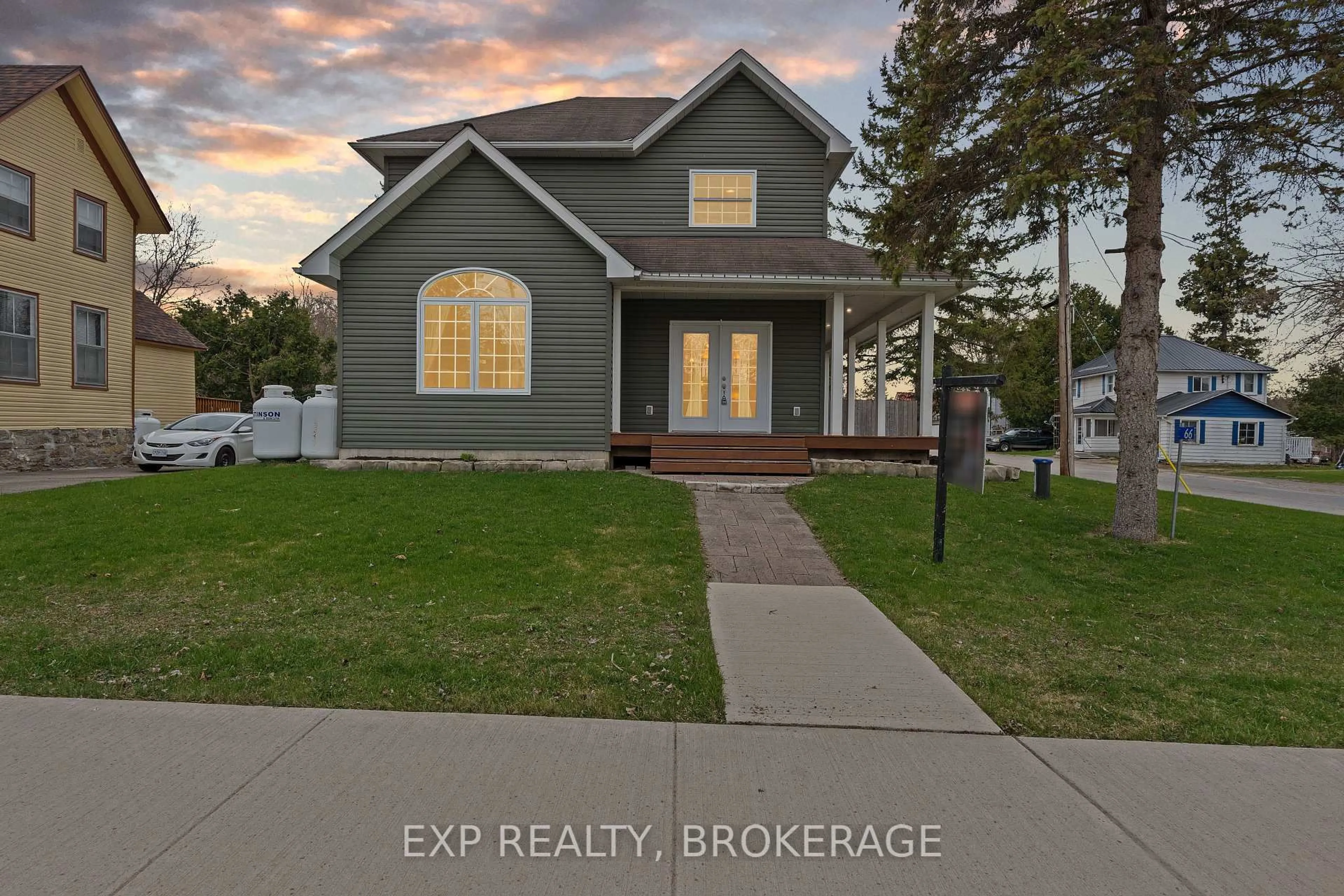 Home with vinyl exterior material, street for 66 KING St, Rideau Lakes Ontario K0E 1G0
