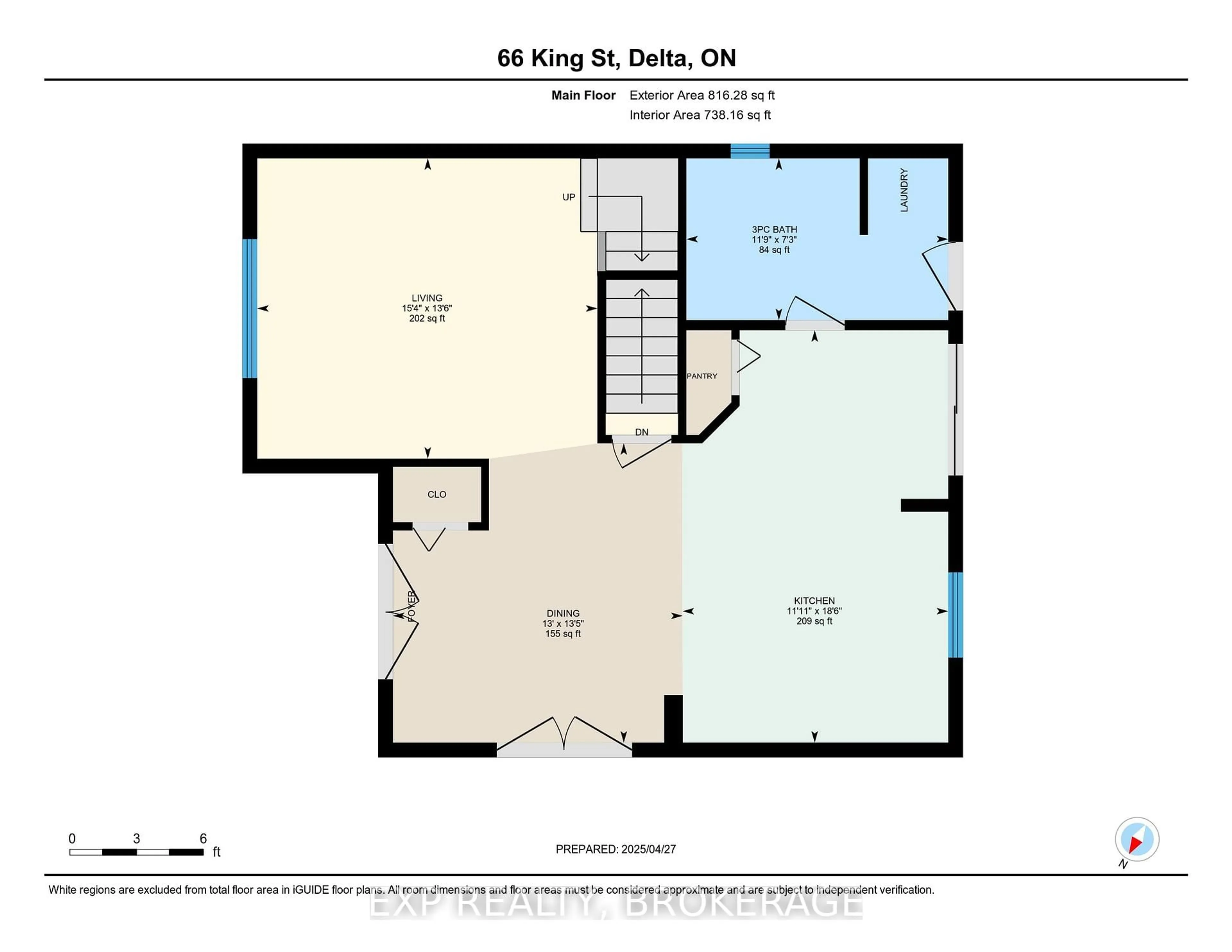 Floor plan for 66 KING St, Rideau Lakes Ontario K0E 1G0