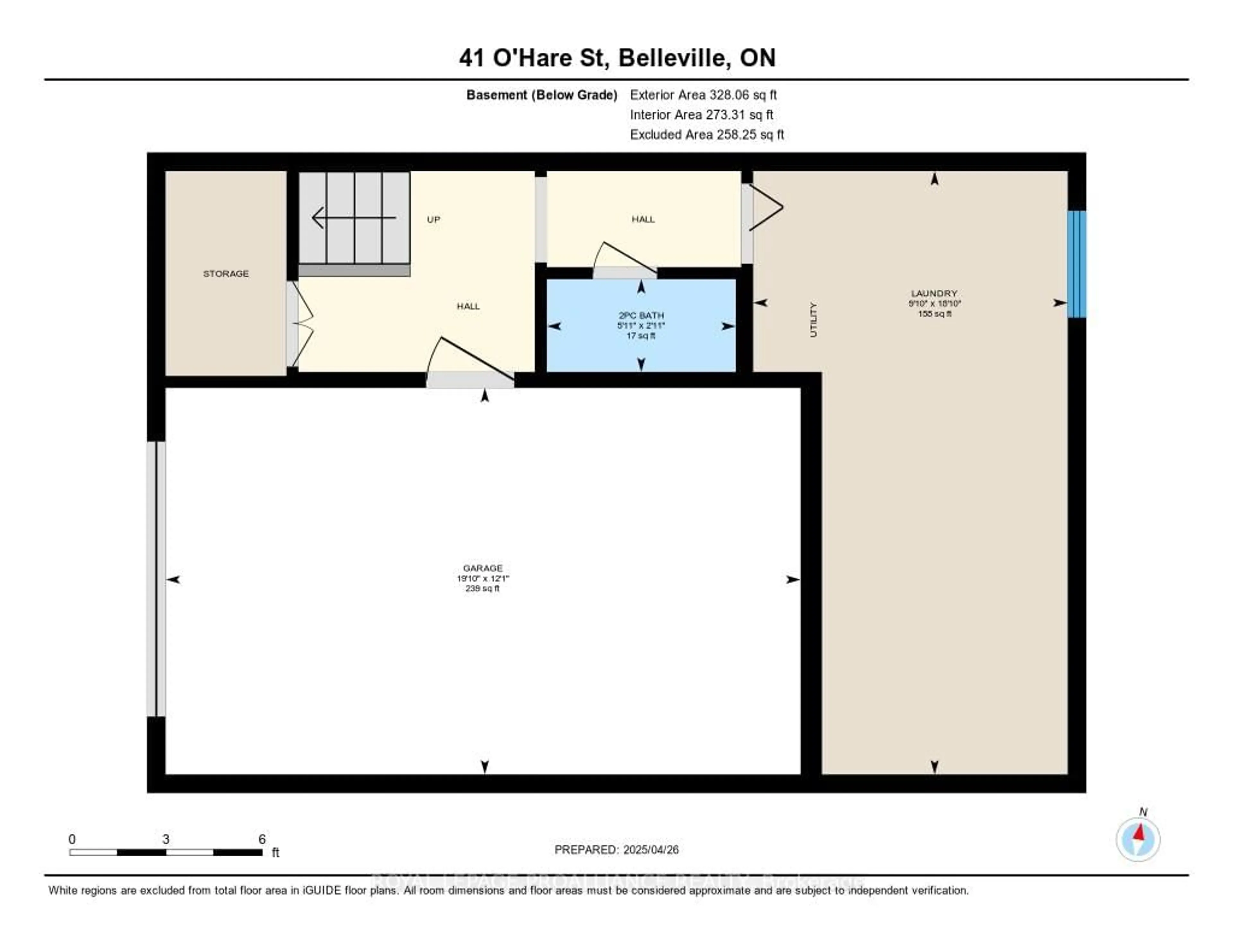 Floor plan for 41 O'Hare St, Belleville Ontario K8P 4R9