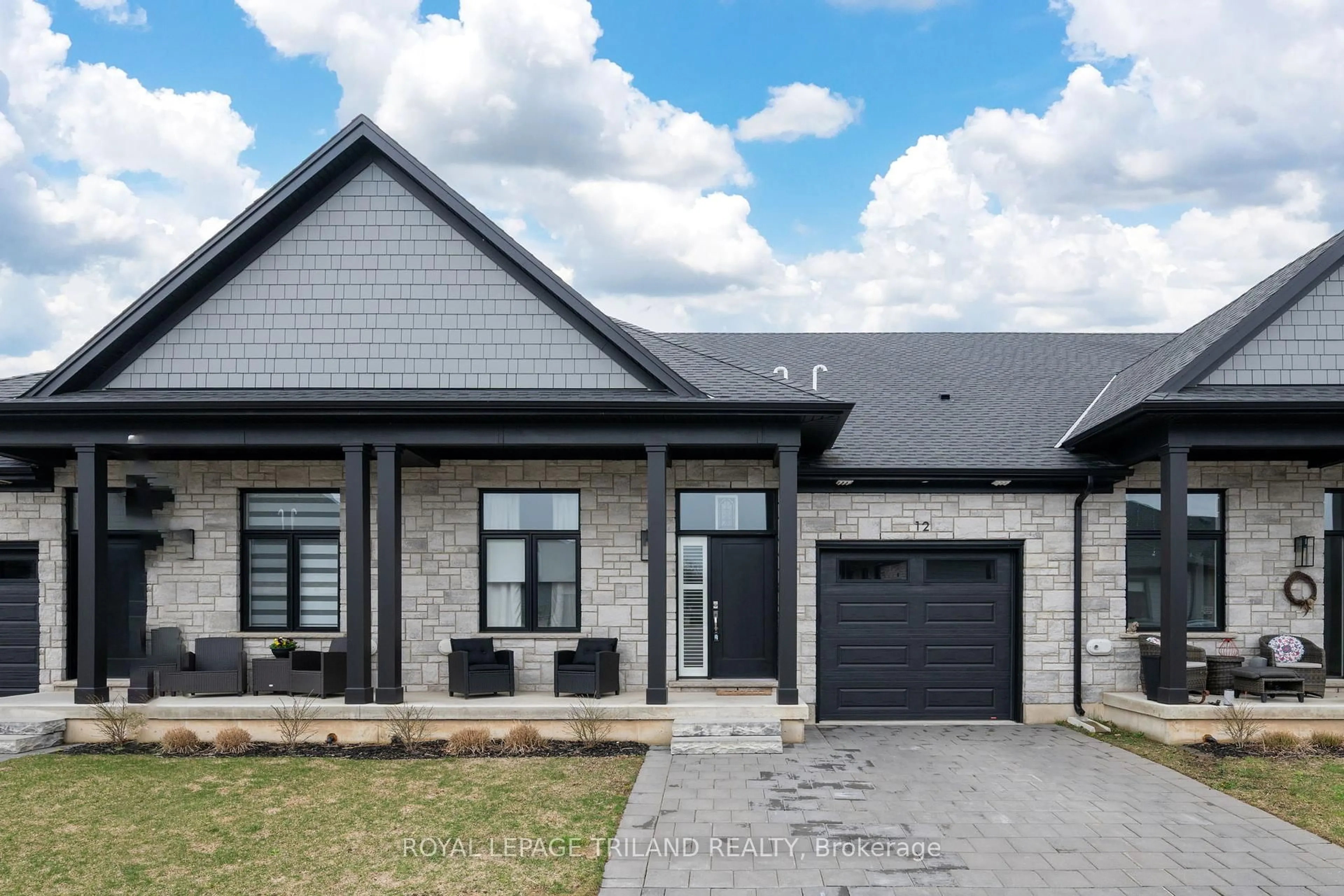 Home with brick exterior material, street for 63 Compass Tr #12, Central Elgin Ontario N5L 0B8