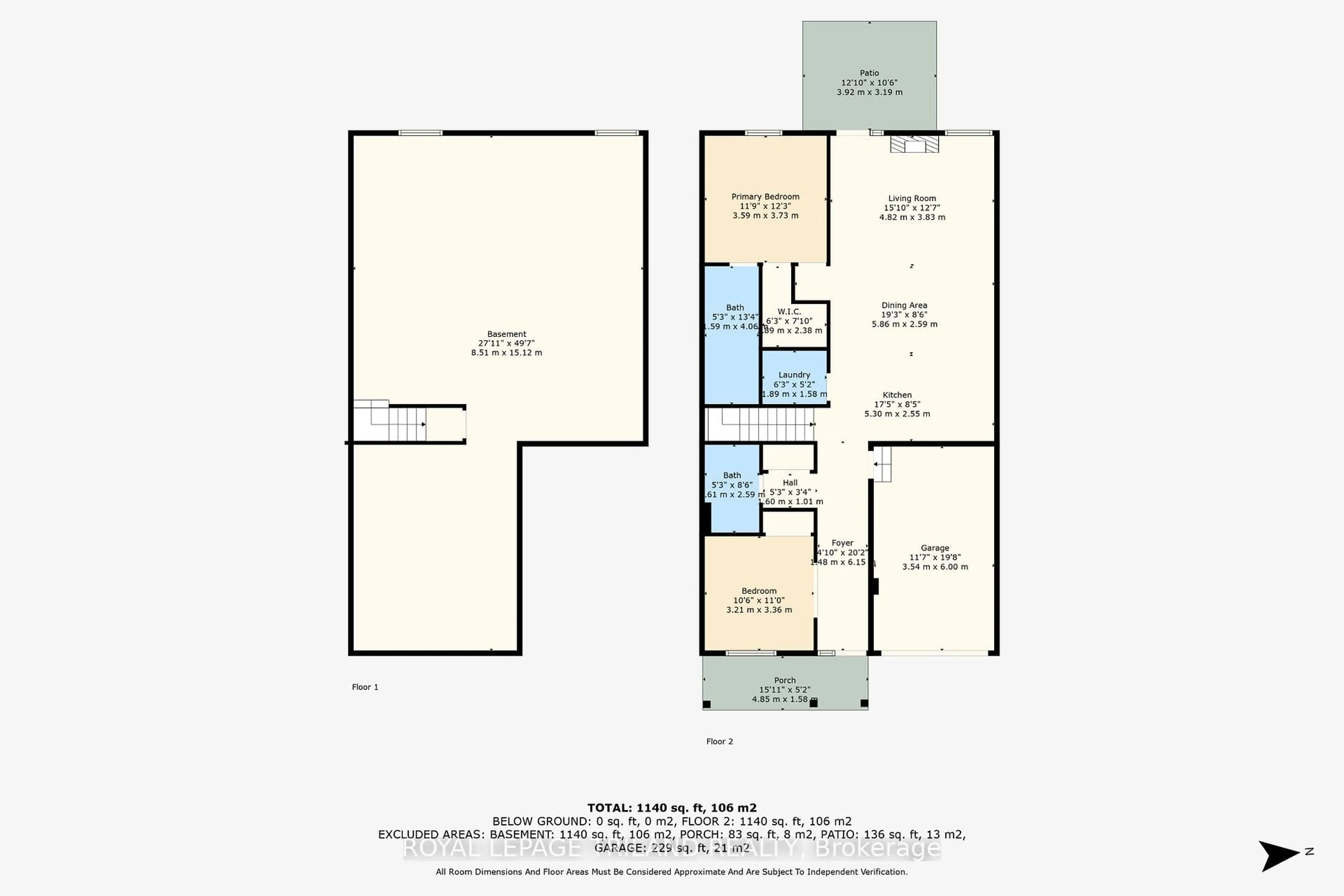 Floor plan for 63 Compass Tr #12, Central Elgin Ontario N5L 0B8