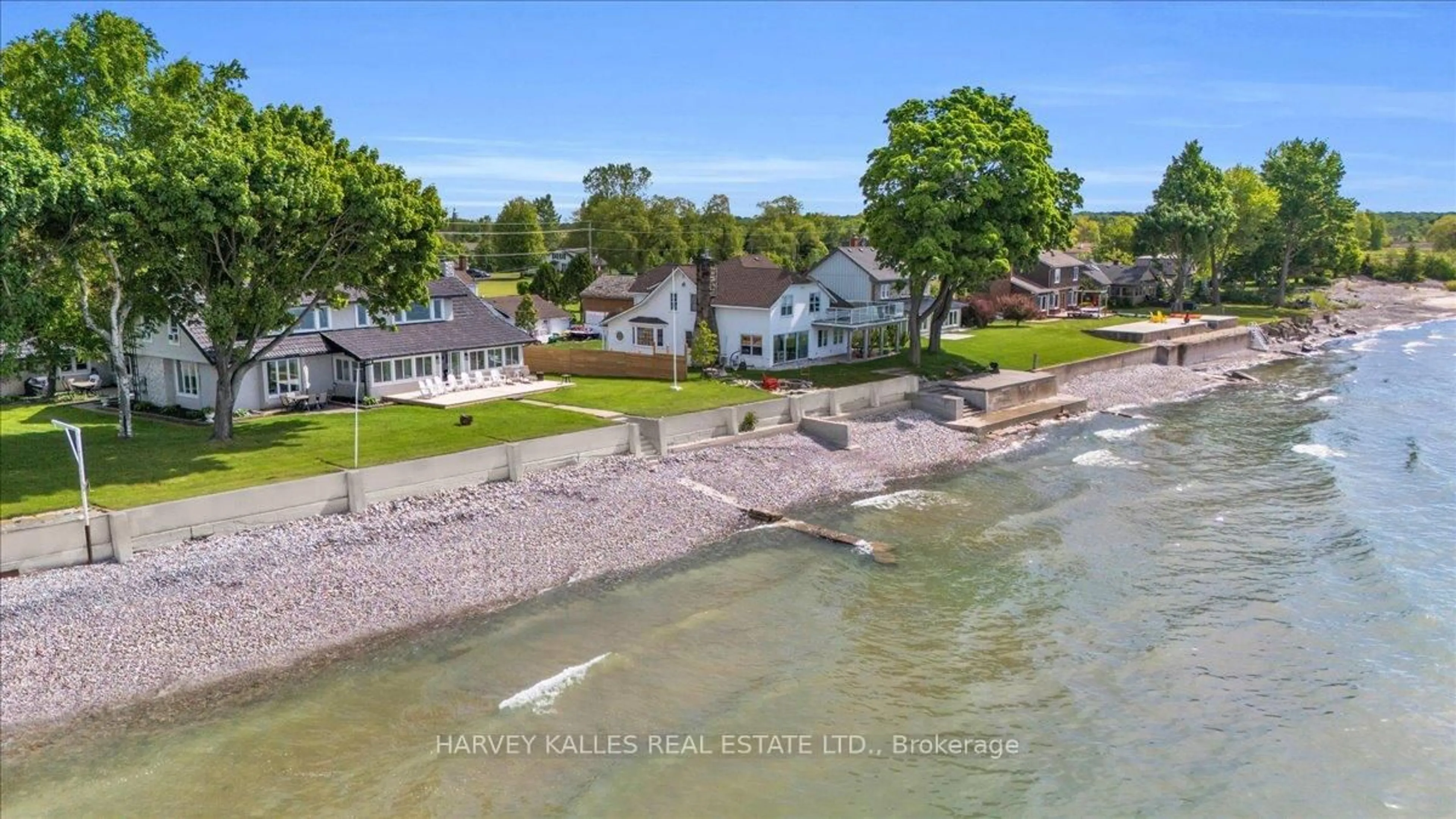 A pic from outside/outdoor area/front of a property/back of a property/a pic from drone, water/lake/river/ocean view for 11833 Lakeshore Rd, Wainfleet Ontario L0S 1V0