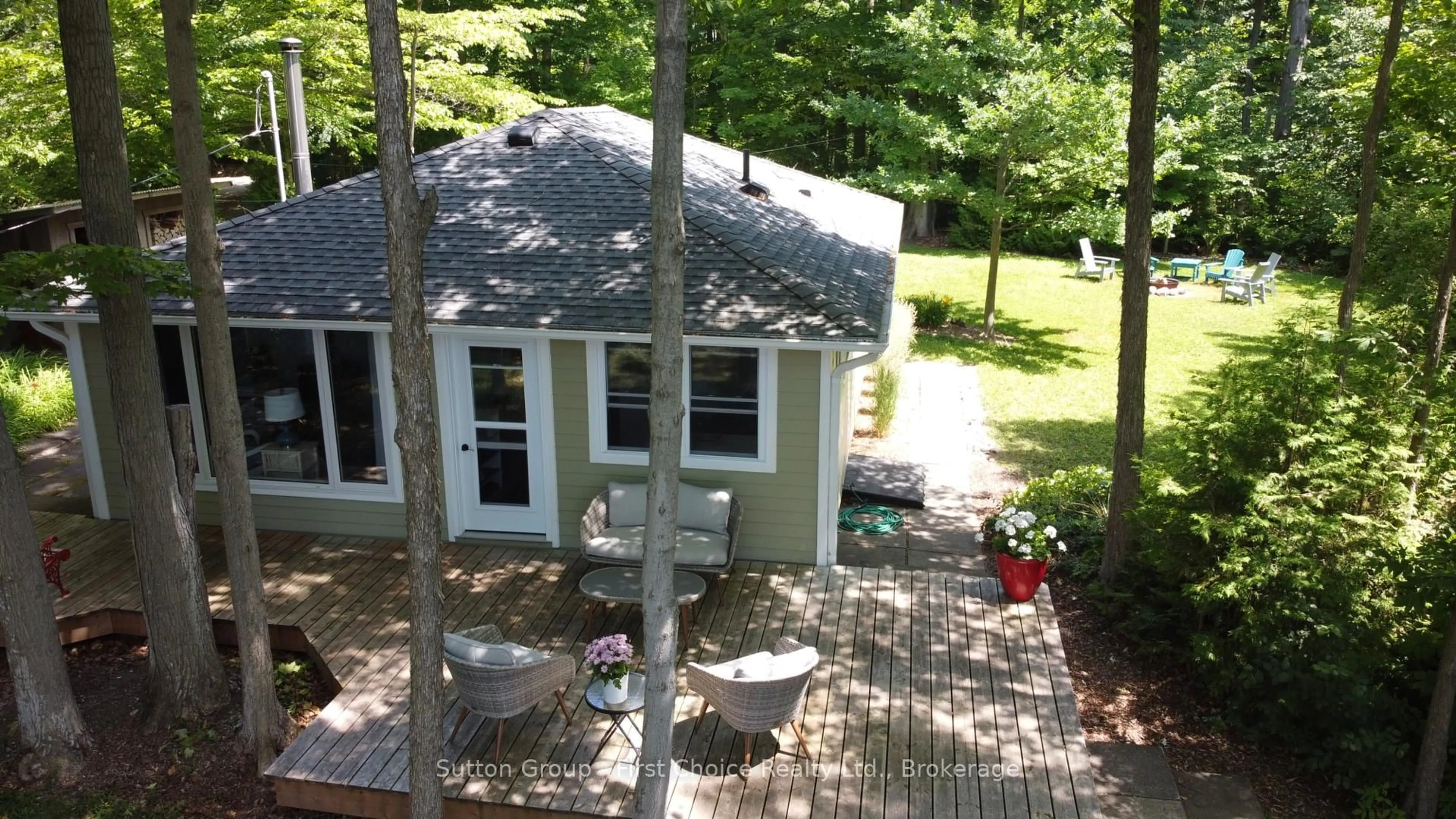 A pic from outside/outdoor area/front of a property/back of a property/a pic from drone, water/lake/river/ocean view for 84145 Upper Rd, Ashfield-Colborne-Wawanosh Ontario N7A 3X9