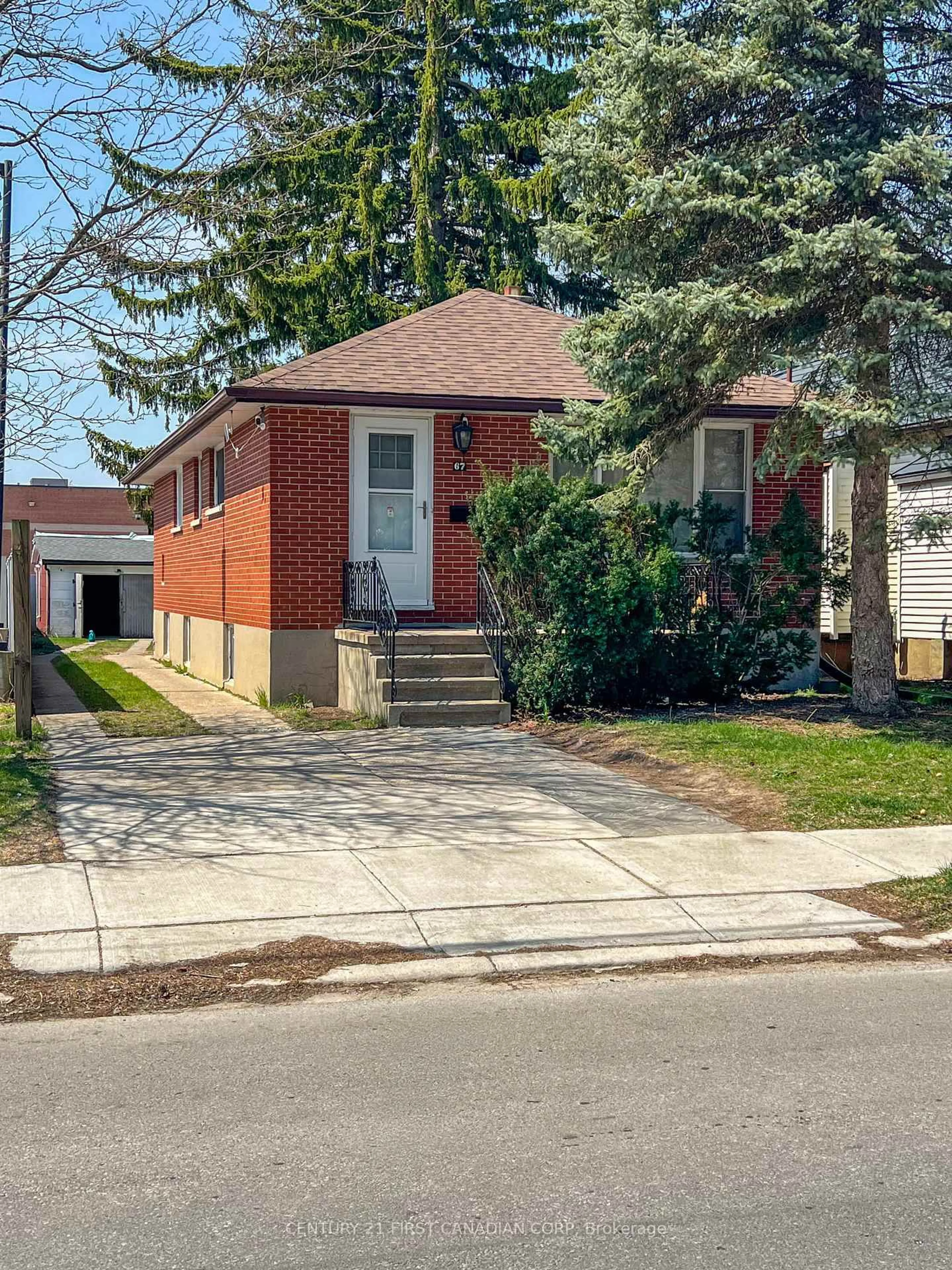 Home with brick exterior material, street for 67 Sackville St, London East Ontario N5Z 2E3