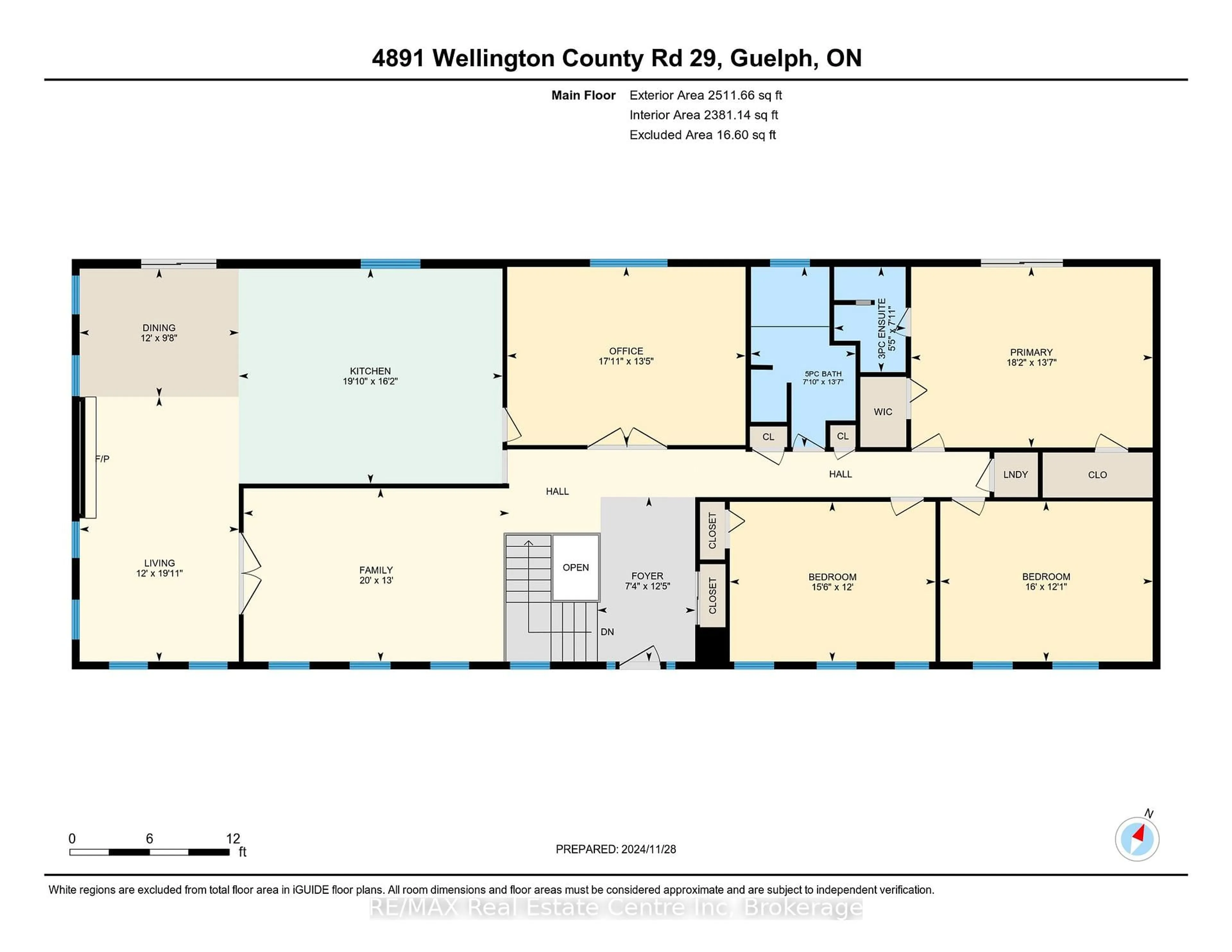 Floor plan for 4891 Wellington Road 29 Rd, Guelph/Eramosa Ontario N1H 6H8