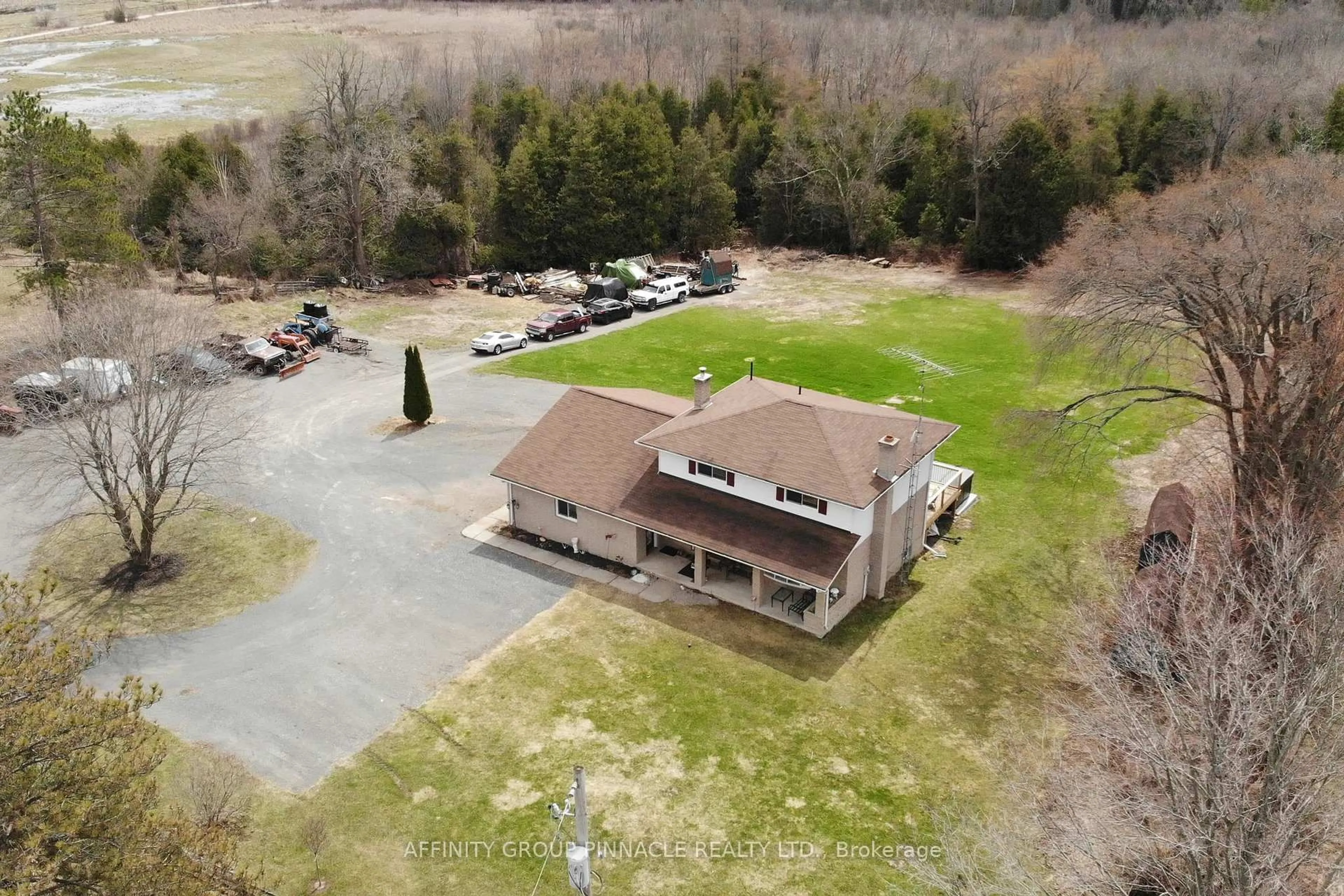 A pic from outside/outdoor area/front of a property/back of a property/a pic from drone, building for 106914 Hwy 7 Highway, Madoc Ontario K0K 2K0