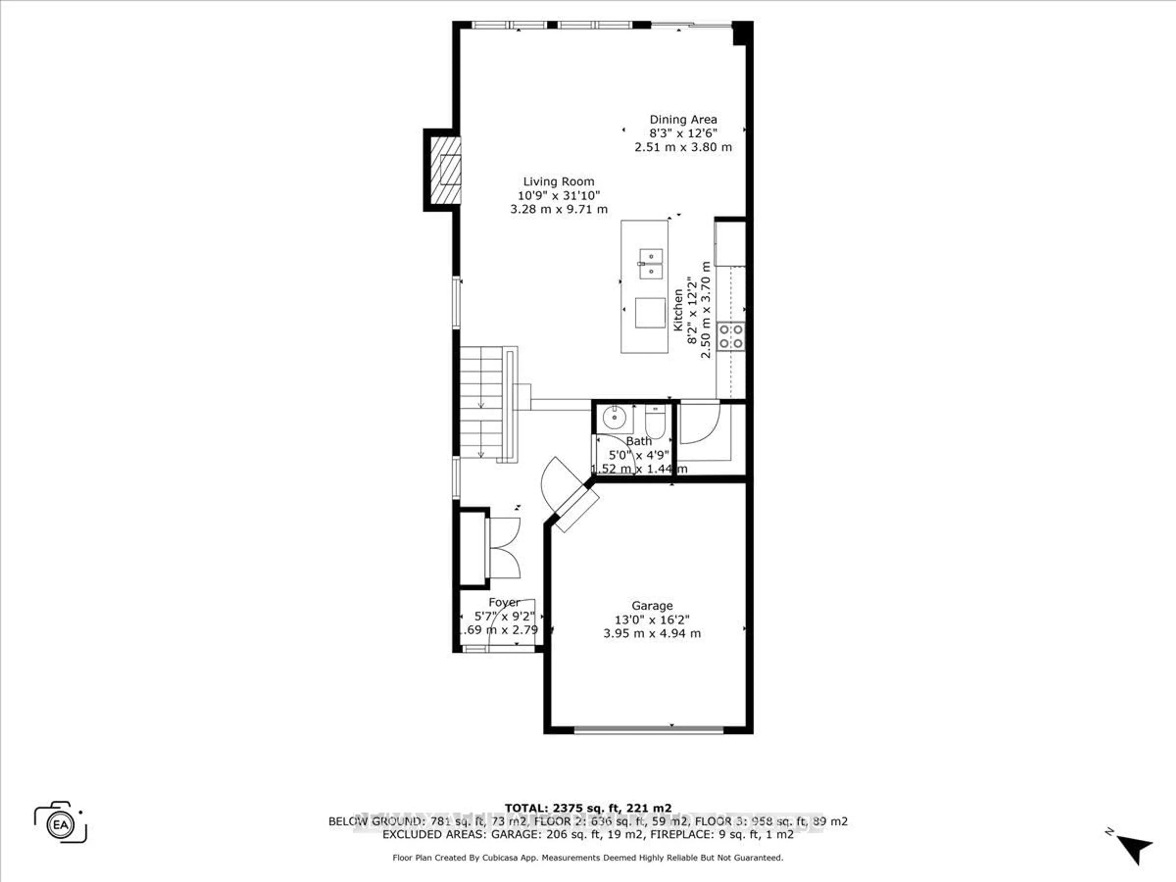 Floor plan for 931 Geographe Terr, Orleans Ontario K4A 1E9