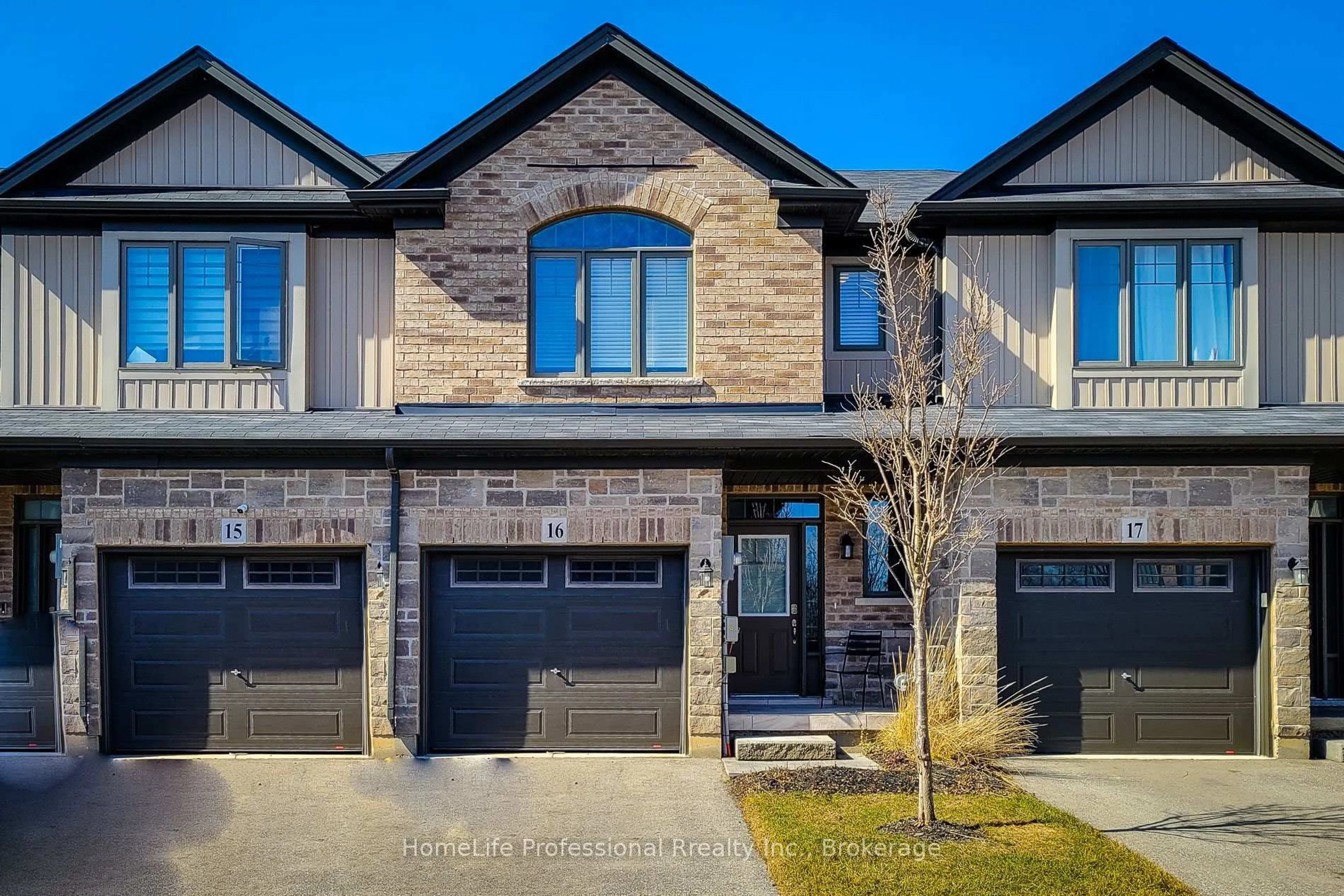 Home with brick exterior material, street for 1 Tom Brown Dr, Brant Ontario N3L 0H8