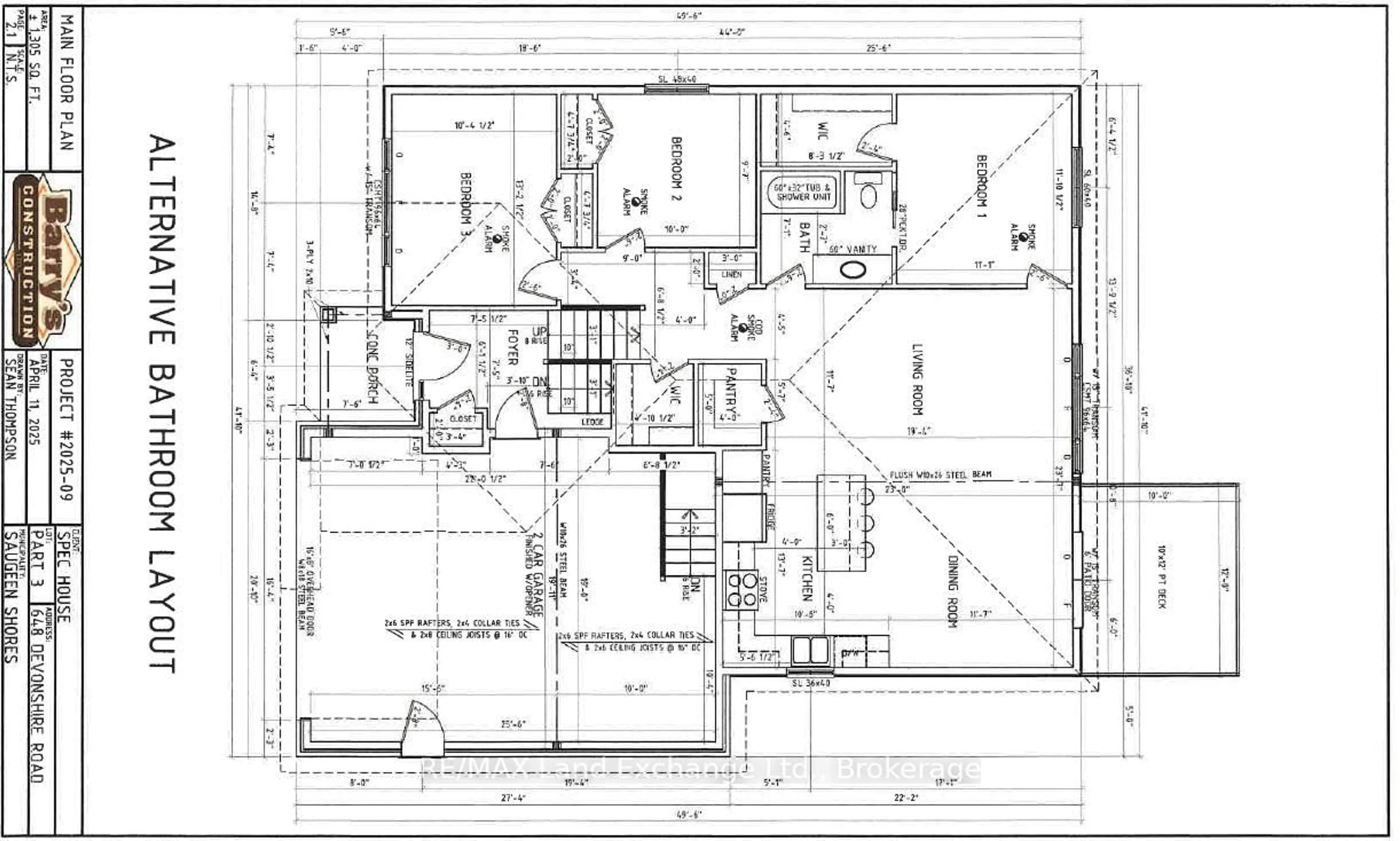 Floor plan for 648 Devonshire Rd, Saugeen Shores Ontario N0H 2C3