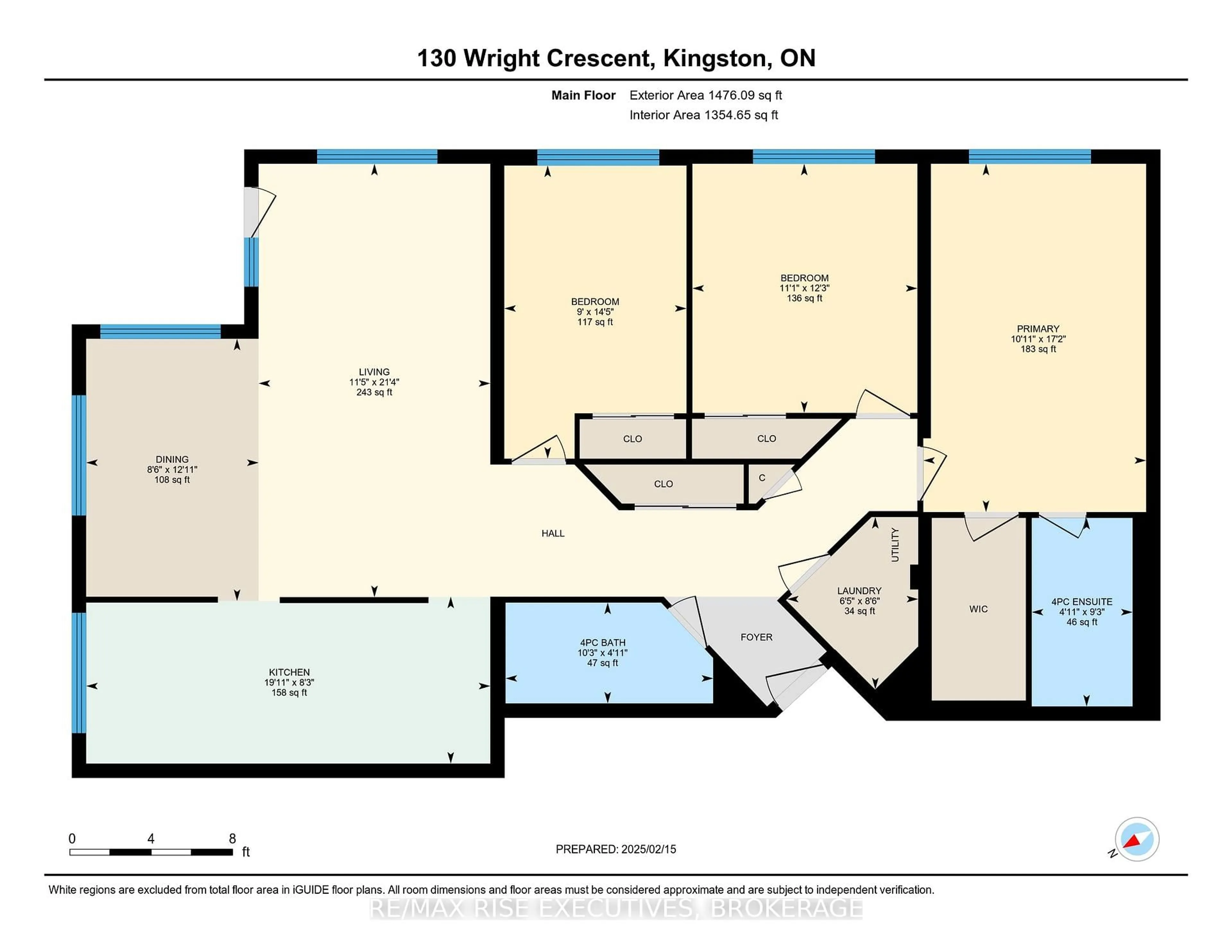 Floor plan for 130 WRIGHT Cres #502, Kingston Ontario K7L 5R1