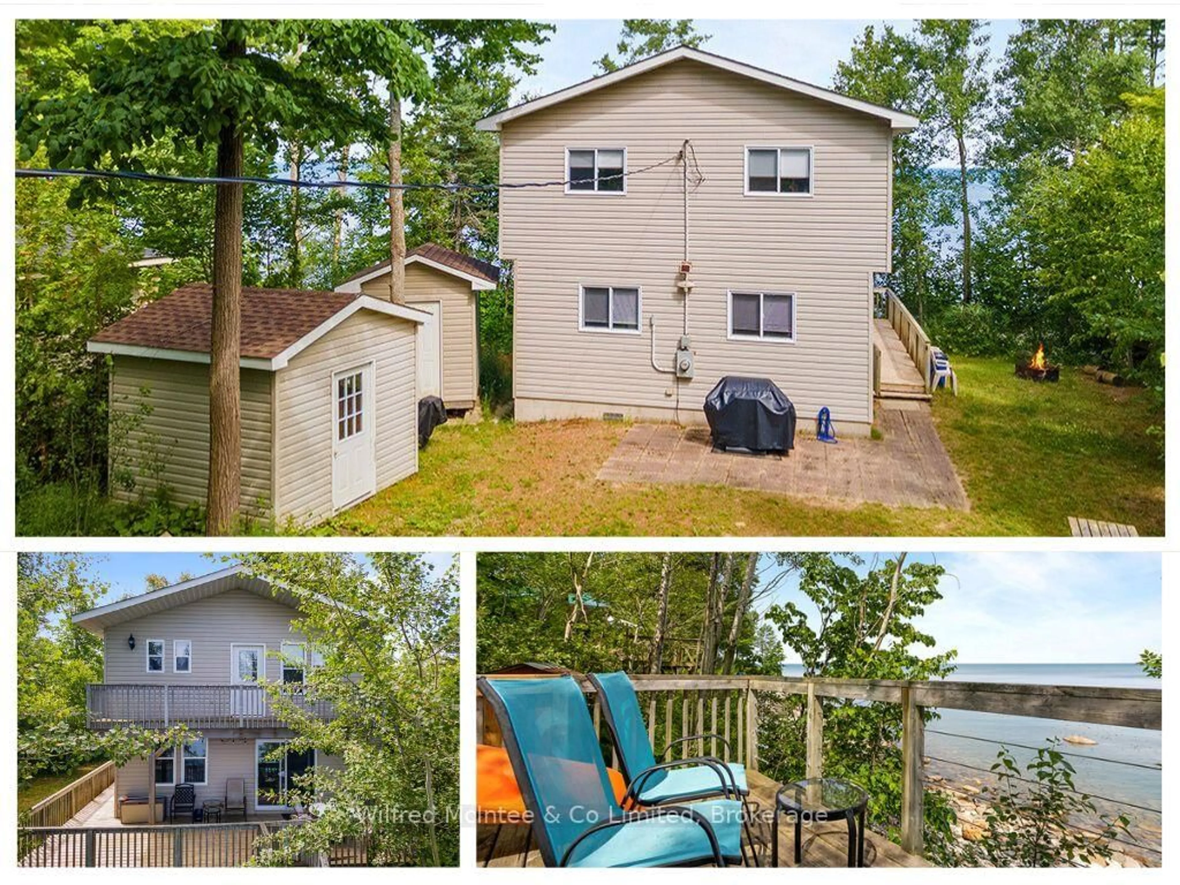 A pic from outside/outdoor area/front of a property/back of a property/a pic from drone, water/lake/river/ocean view for 639 BRUCE ROAD 13 N/A, Native Leased Lands Ontario N0H 2L0