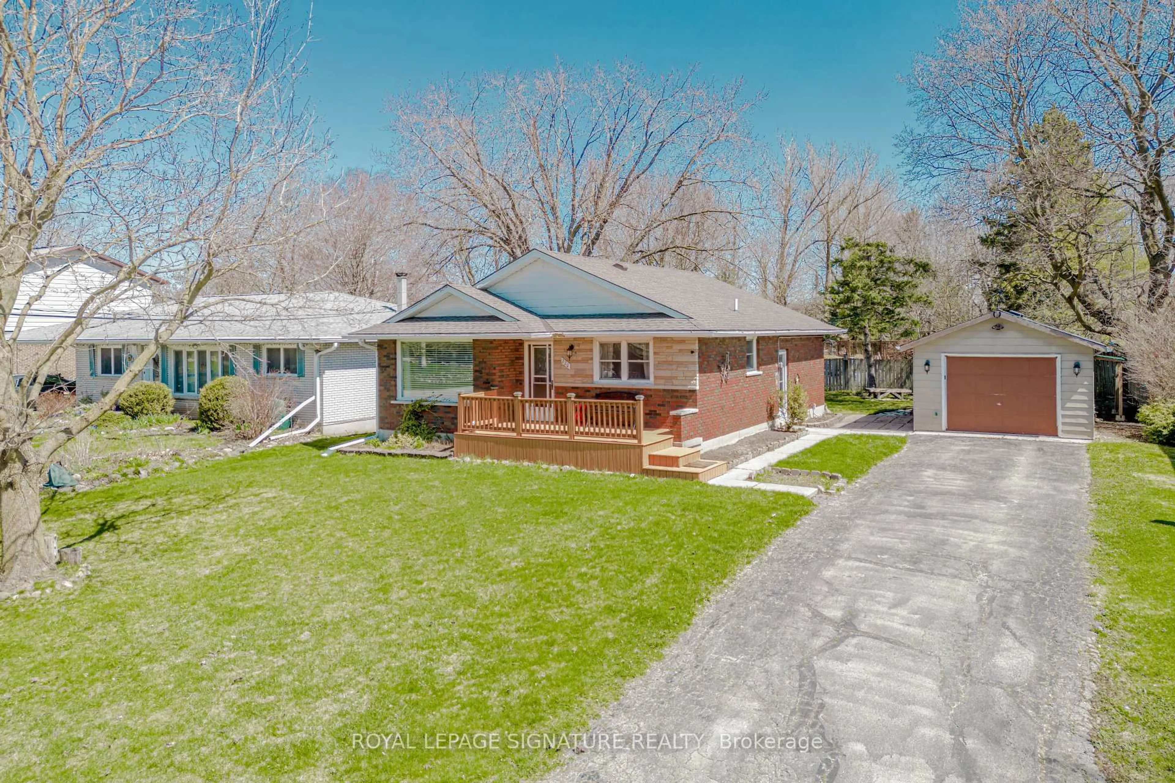 A pic from outside/outdoor area/front of a property/back of a property/a pic from drone, street for 220 Weber St, Wellington North Ontario N0G 2L1