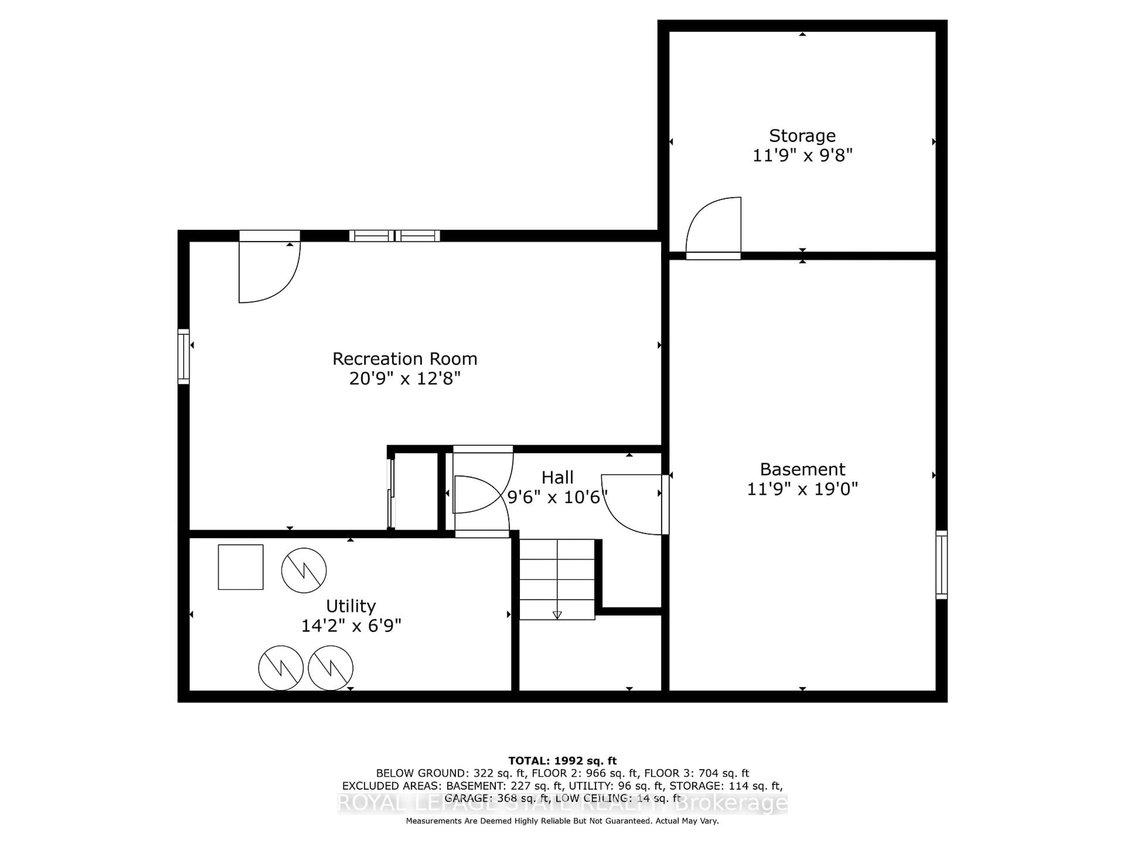 Floor plan for 1548 Mineral Springs Rd, Hamilton Ontario L9H 5E3