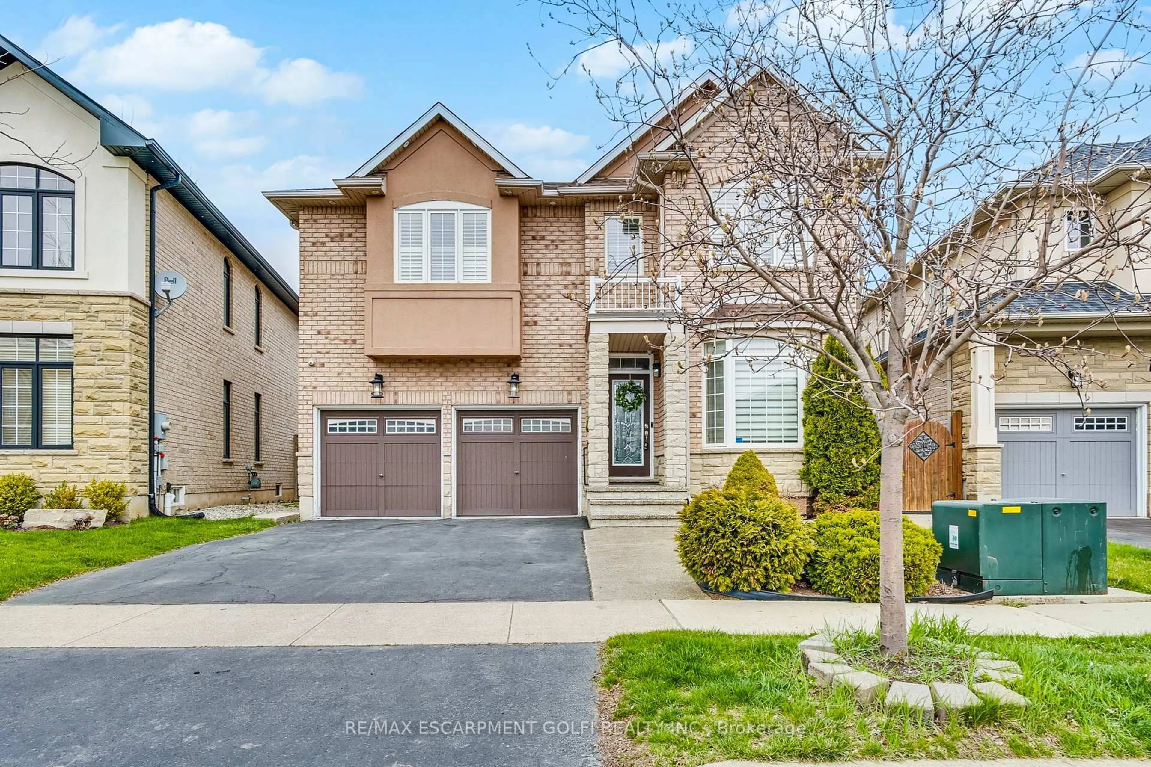 Home with brick exterior material, street for 111 GALILEO Dr, Hamilton Ontario L8E 0B5