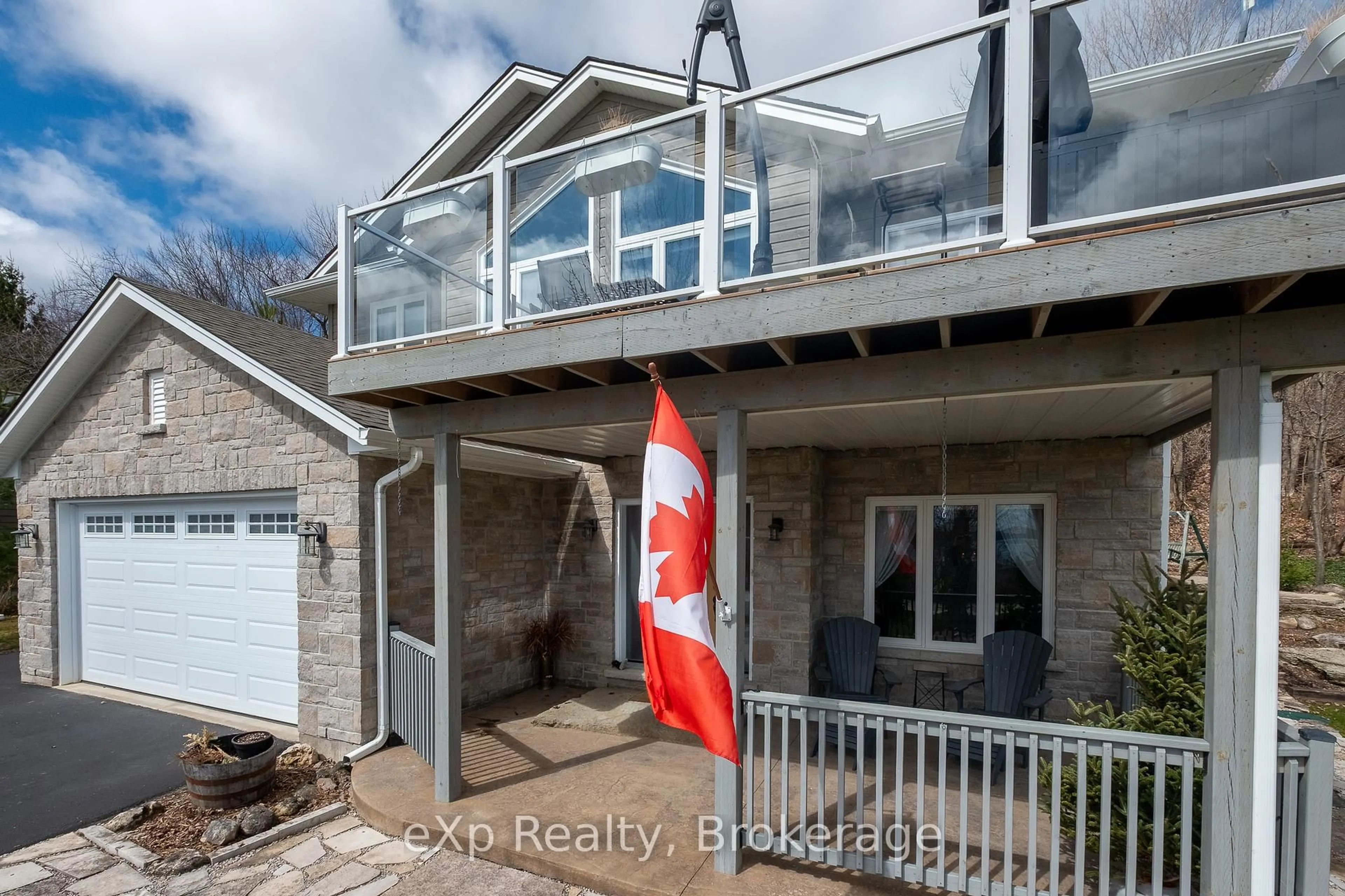 A pic from outside/outdoor area/front of a property/back of a property/a pic from drone, unknown for 154 MacIntosh Dr, Georgian Bluffs Ontario N0H 1S0