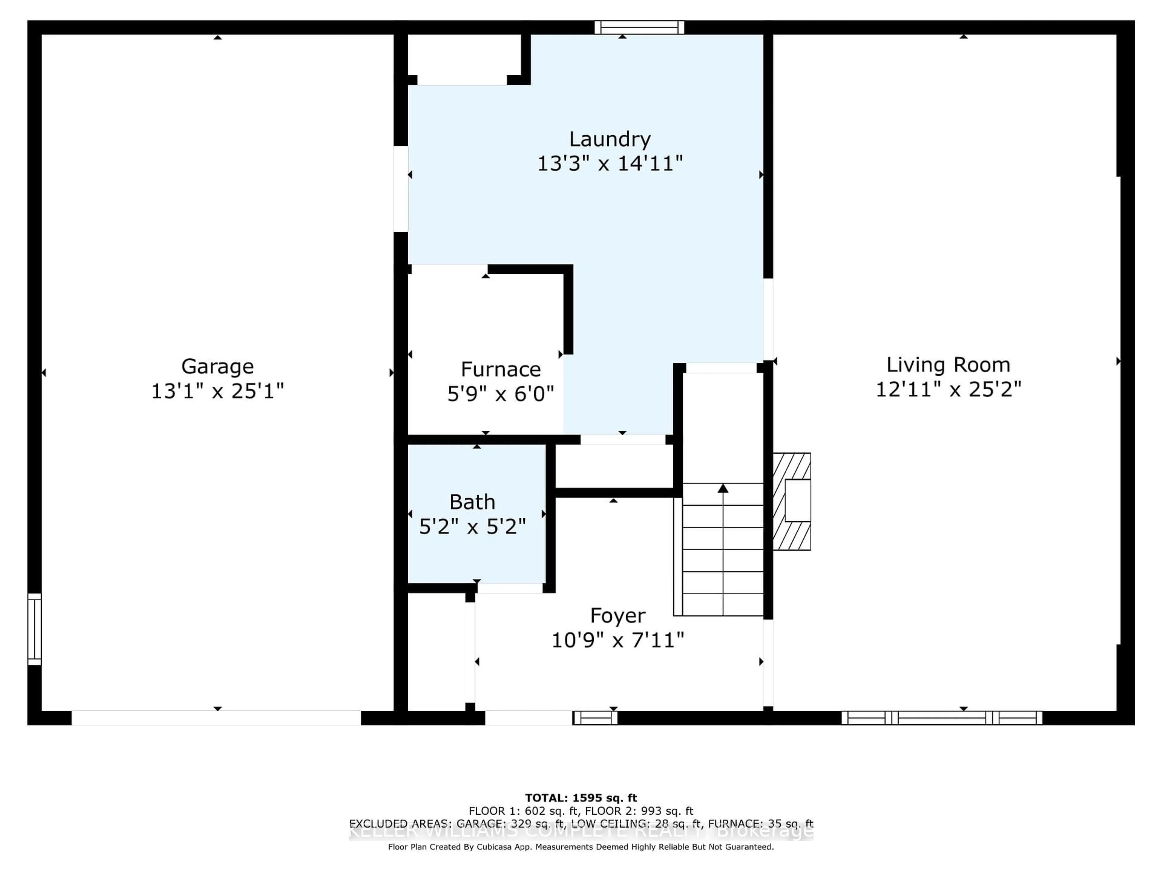 Floor plan for 181 Burrwood Dr, Hamilton Ontario L9C 3T3