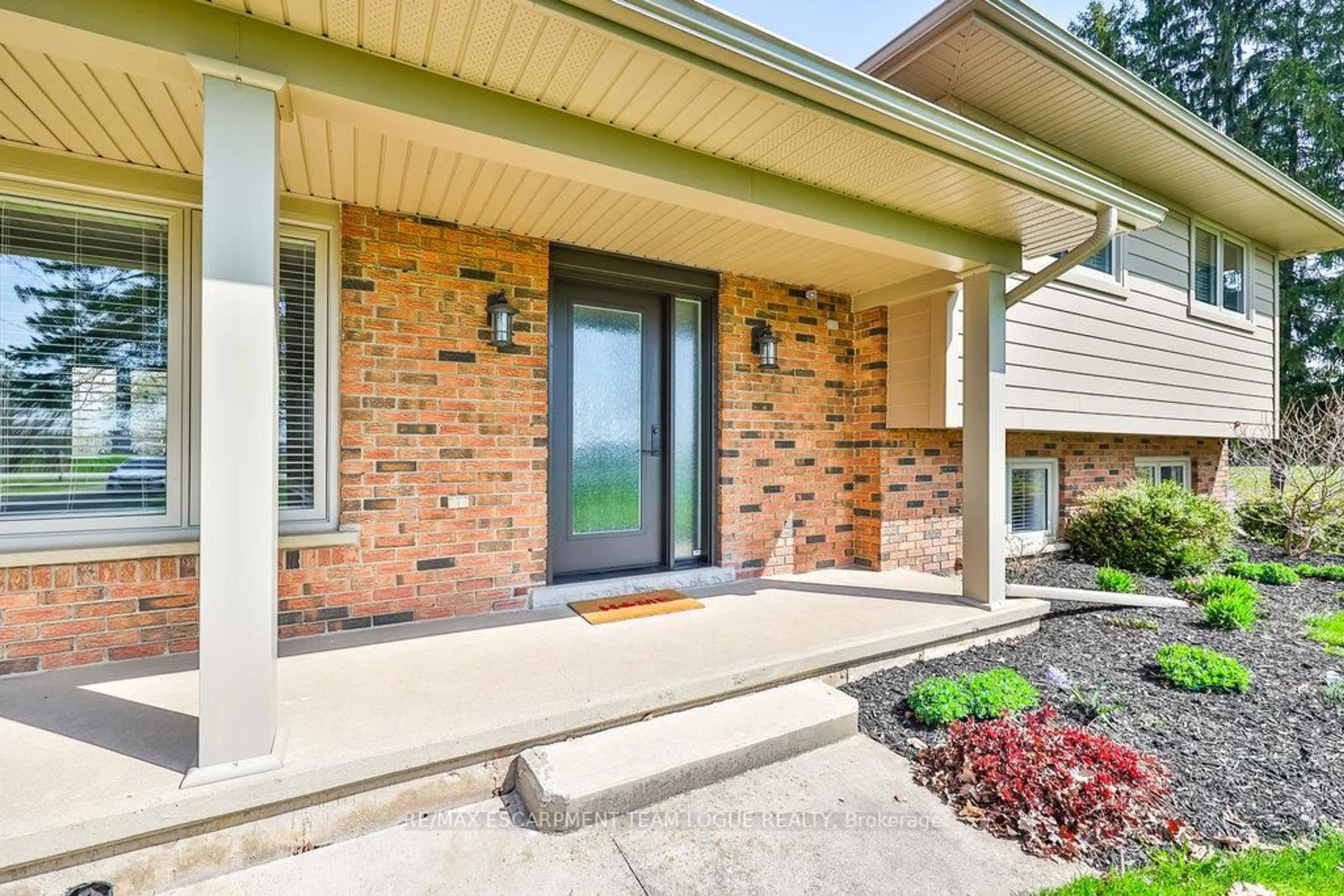 Home with brick exterior material, street for 71 Mclean School Rd, Brant Ontario N0E 1N0