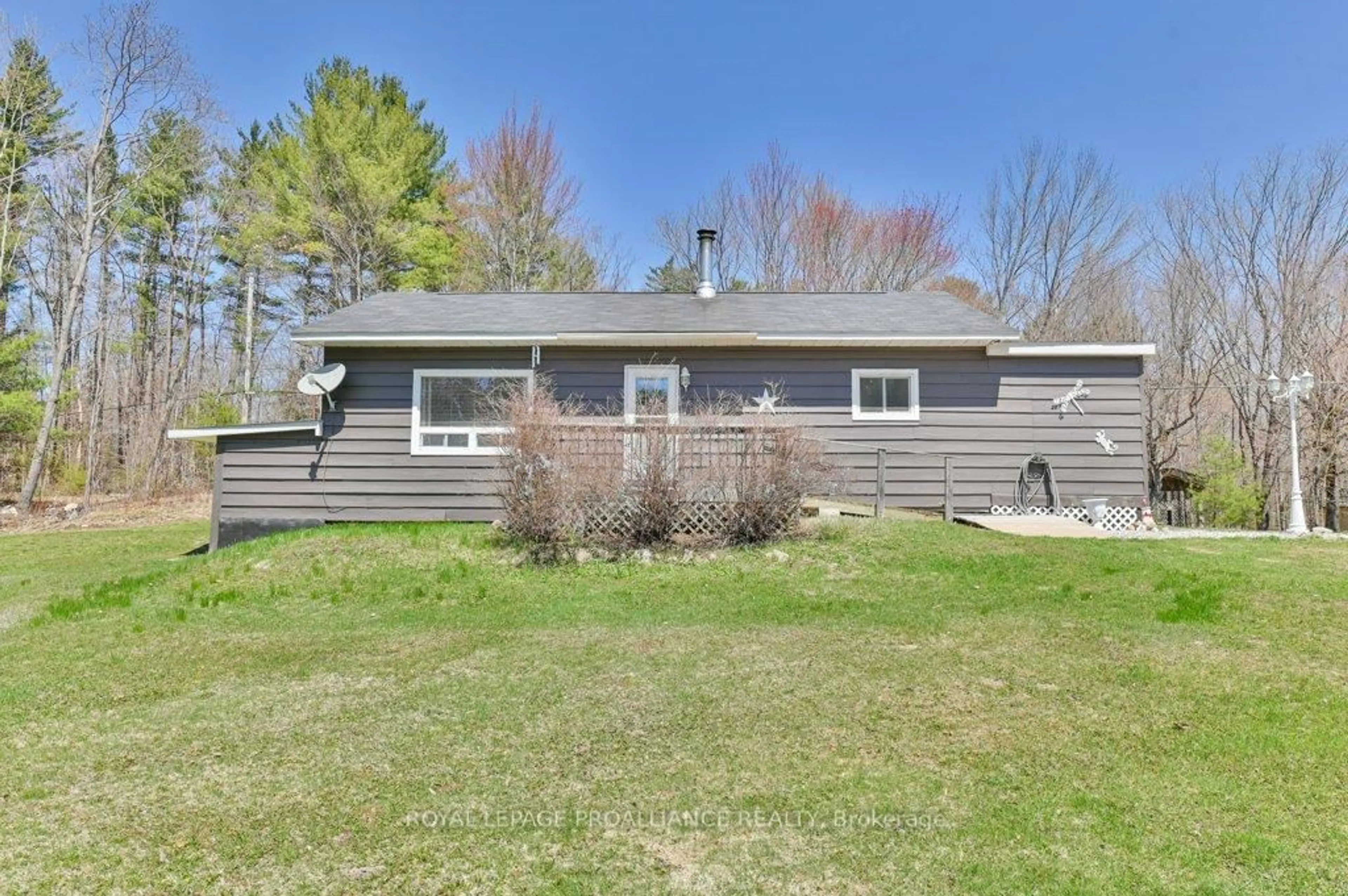 A pic from outside/outdoor area/front of a property/back of a property/a pic from drone, unknown for 708 Skootamatta Lake Rd, Cloyne Ontario K0H 1K0