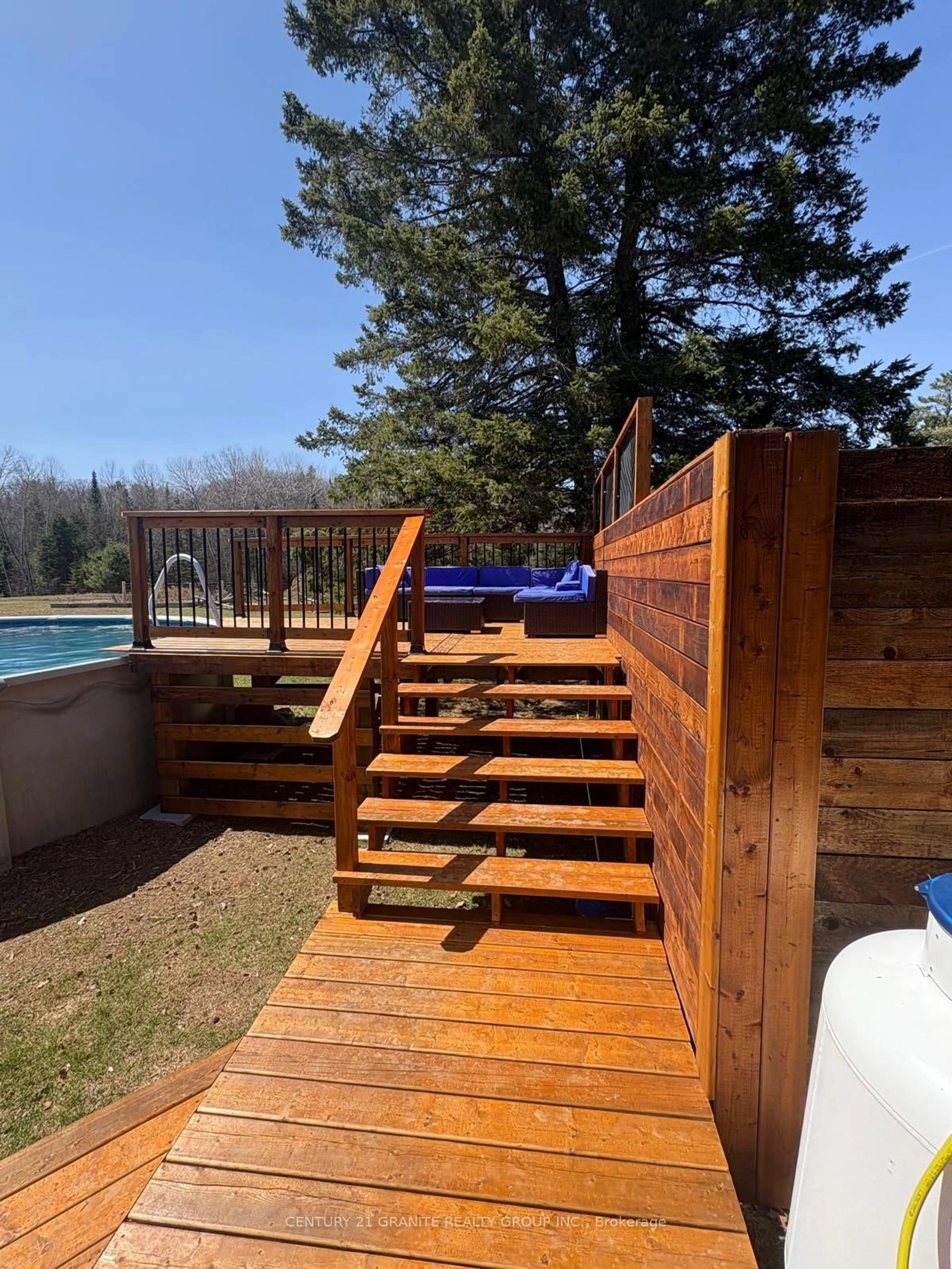 Patio, water/lake/river/ocean view for 1221 Bay Lake Rd, Bancroft Ontario K0L 1C0