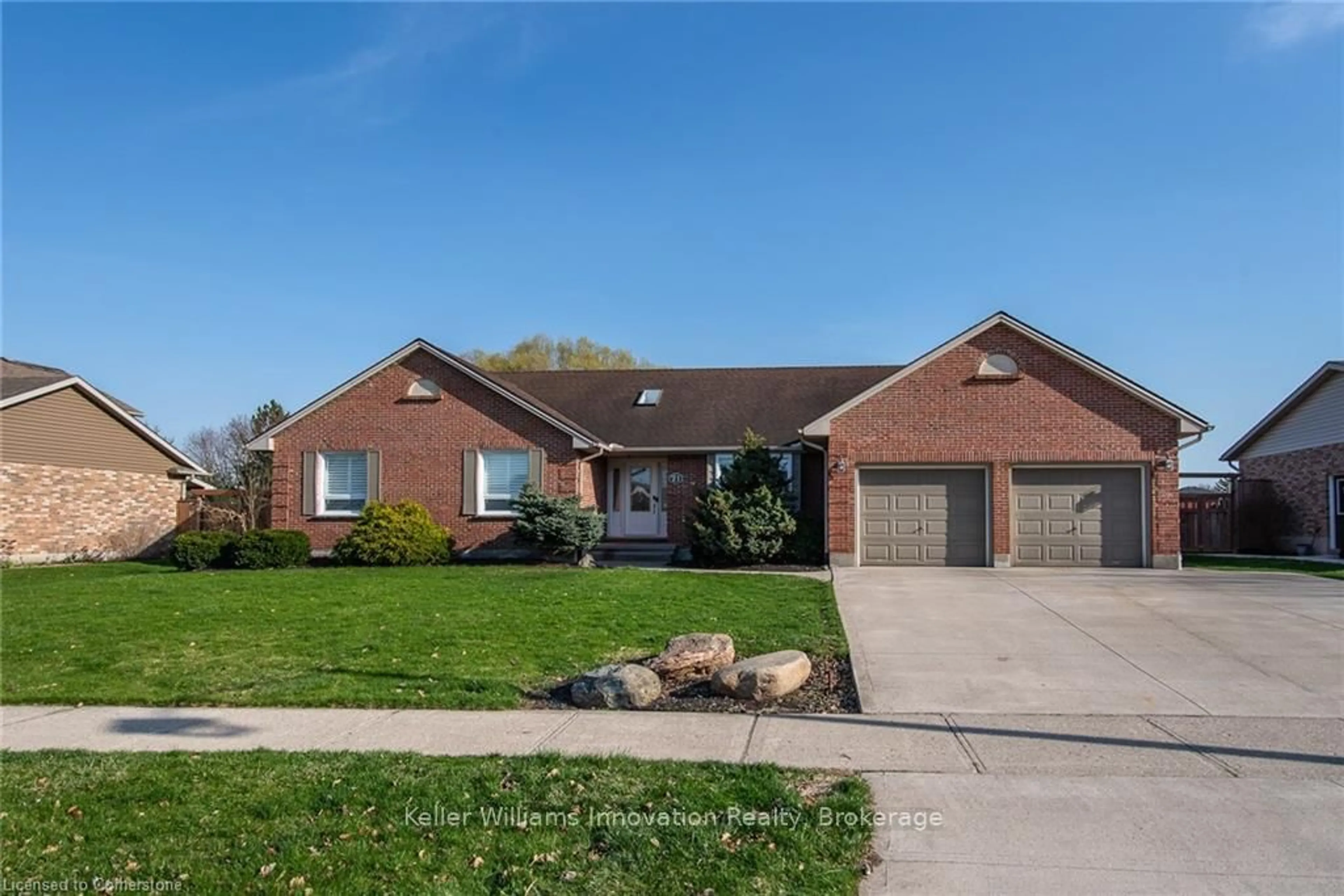 Home with brick exterior material, street for 71 Oakridge Ave, East Zorra-Tavistock Ontario N0J 1M0