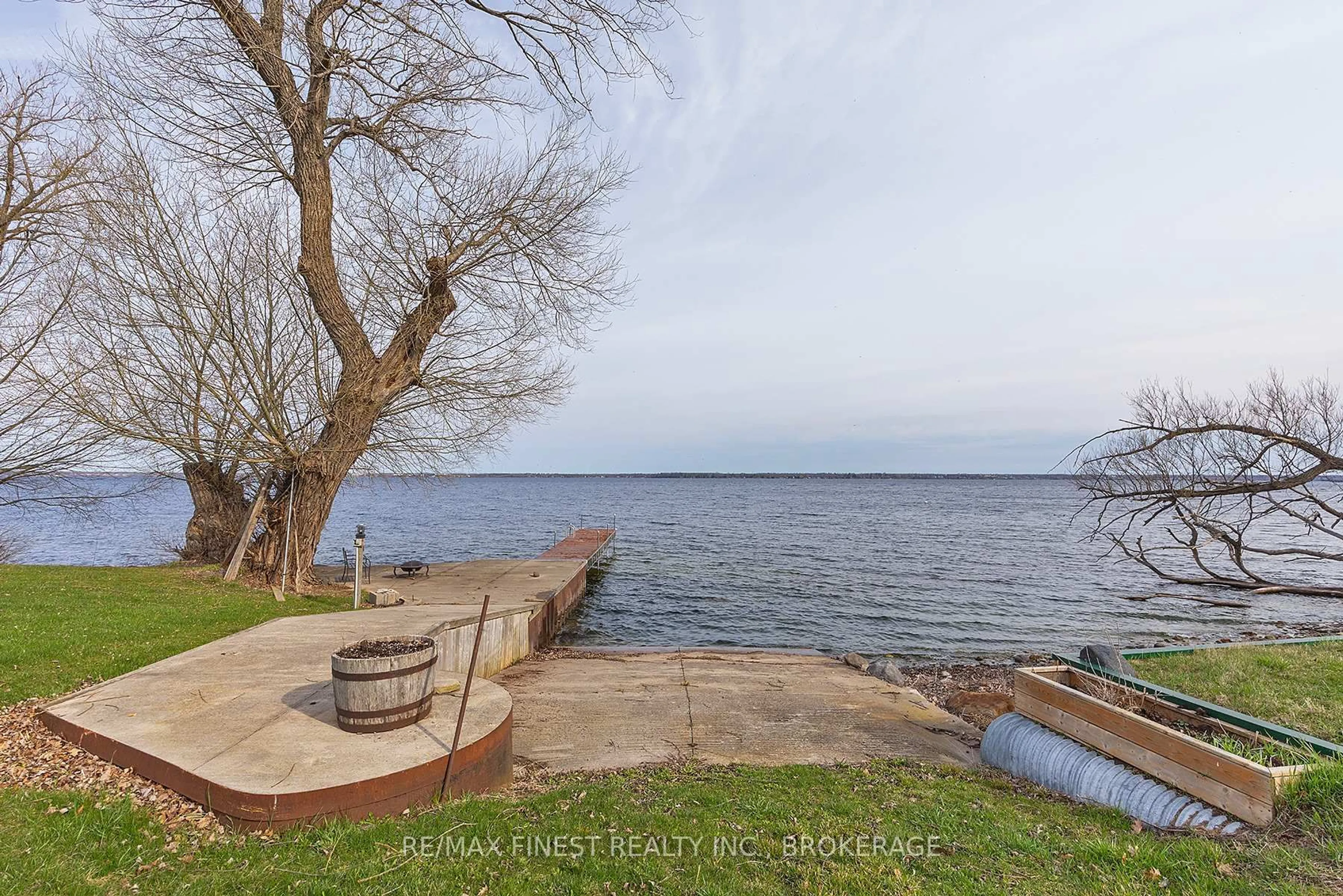 Patio, water/lake/river/ocean view for 2800 Front Rd, Stella Ontario K0H 2S0
