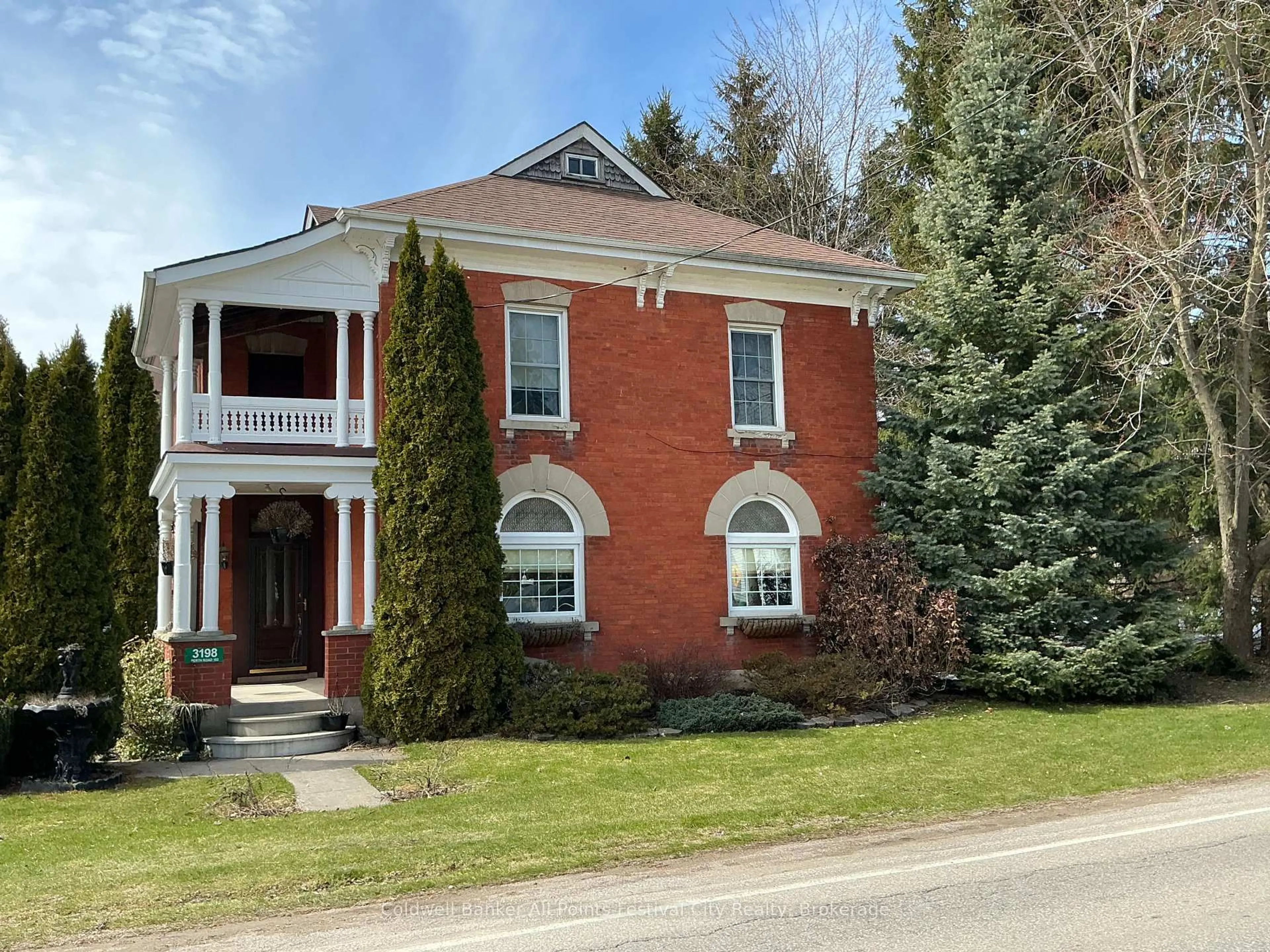 Home with brick exterior material, street for 3198 Perth Rd 163 N/A, West Perth Ontario N0K 1H0