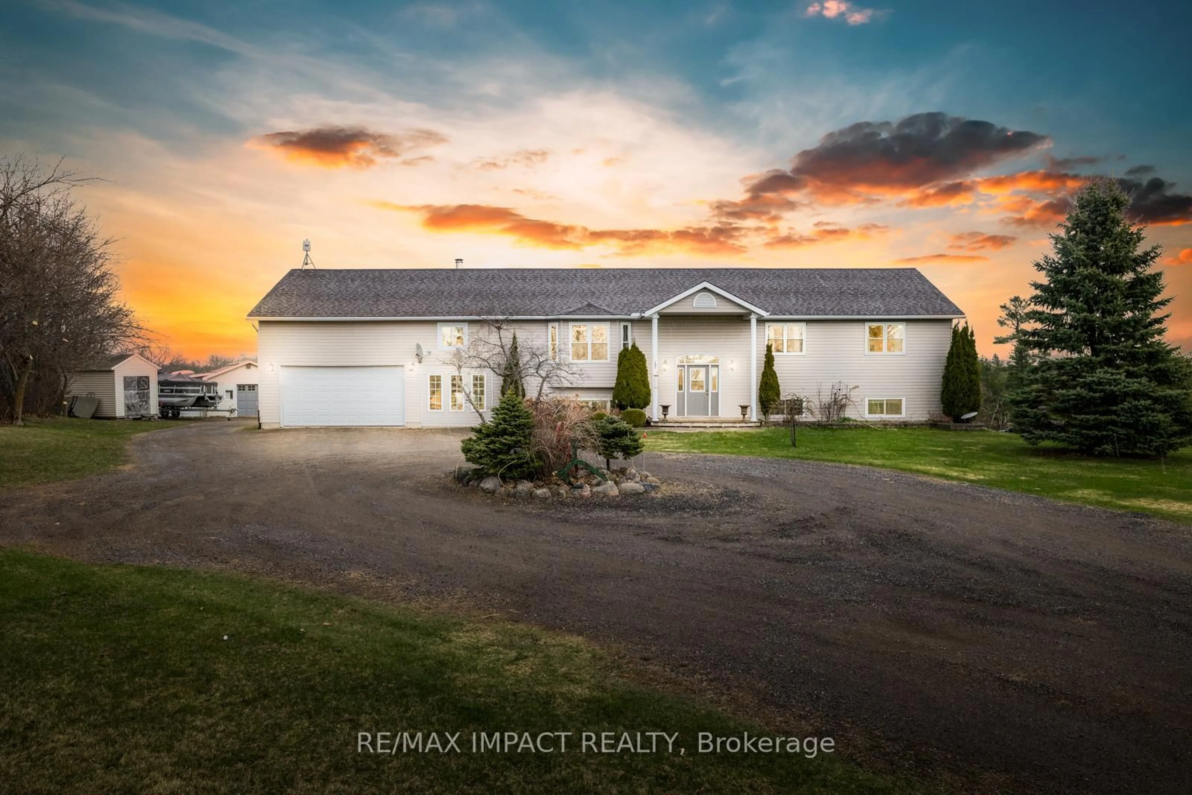 A pic from outside/outdoor area/front of a property/back of a property/a pic from drone, unknown for 177 Packer Rd, Alnwick/Haldimand Ontario K0K 2X0