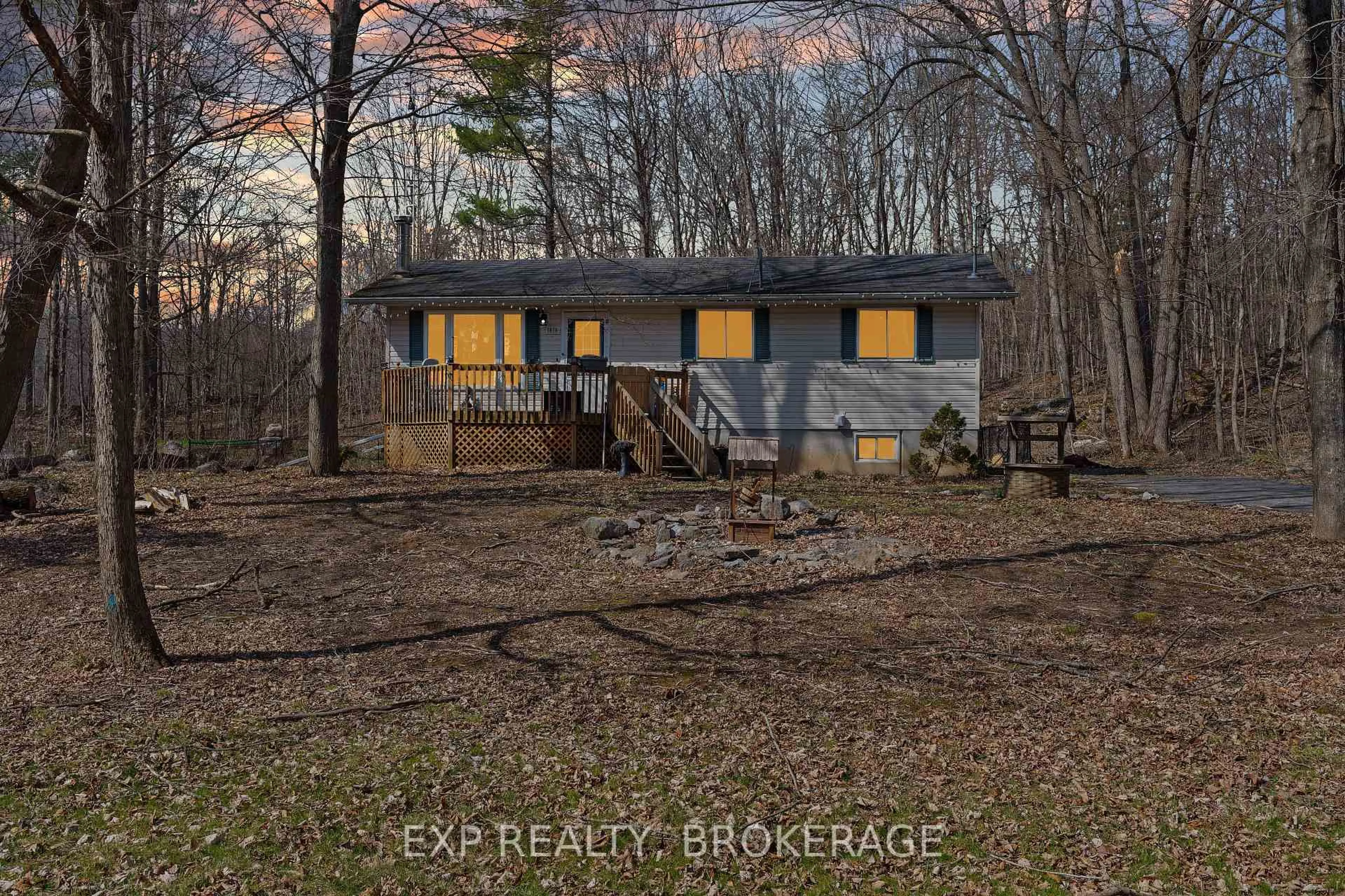 A pic from outside/outdoor area/front of a property/back of a property/a pic from drone, forest/trees view for 1670 PINE GROVE Rd, Greater Napanee Ontario K0K 2W0