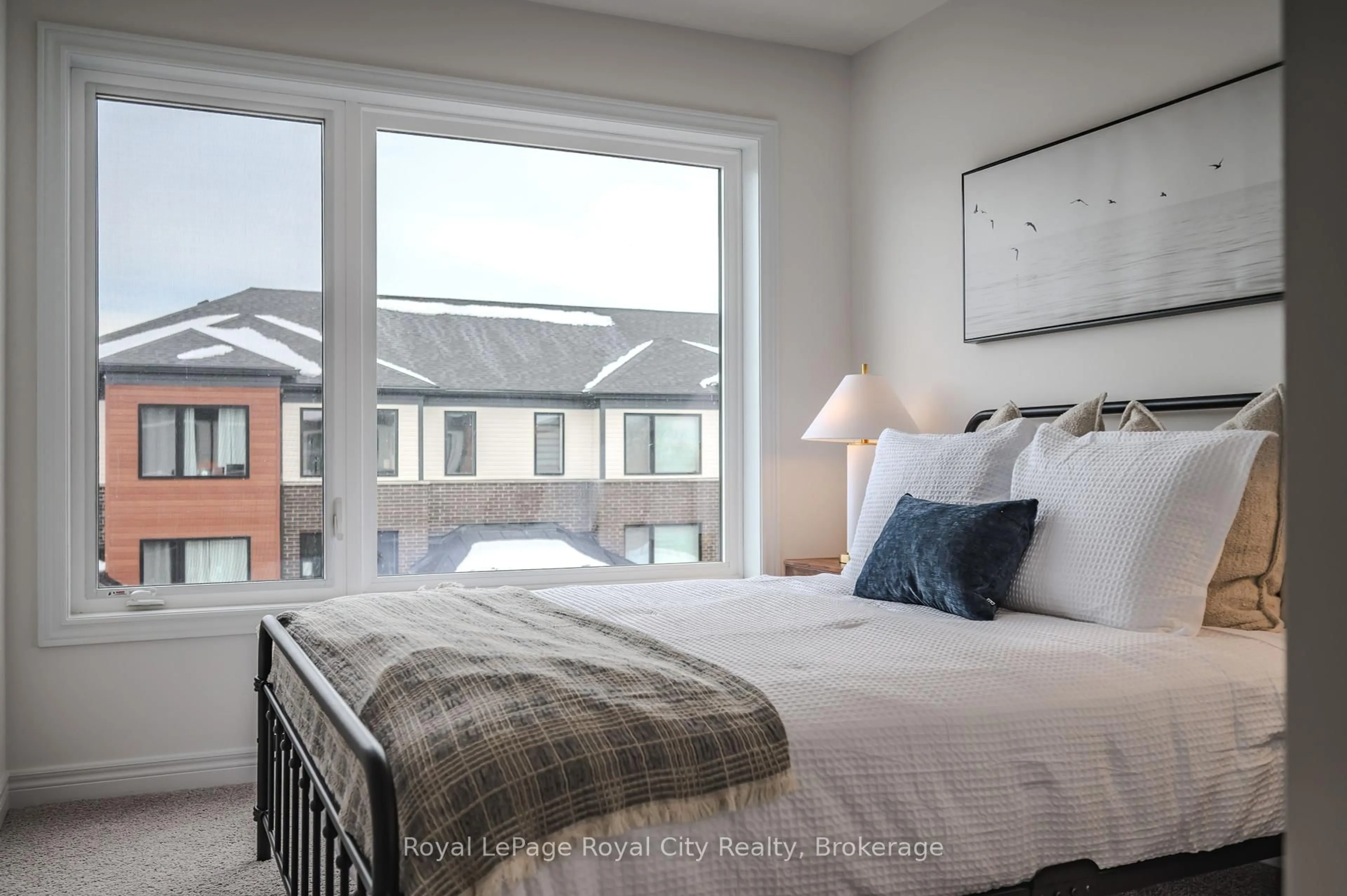 Bedroom with bed, unknown for 8 Sora Lane, Guelph Ontario N1E 0T4