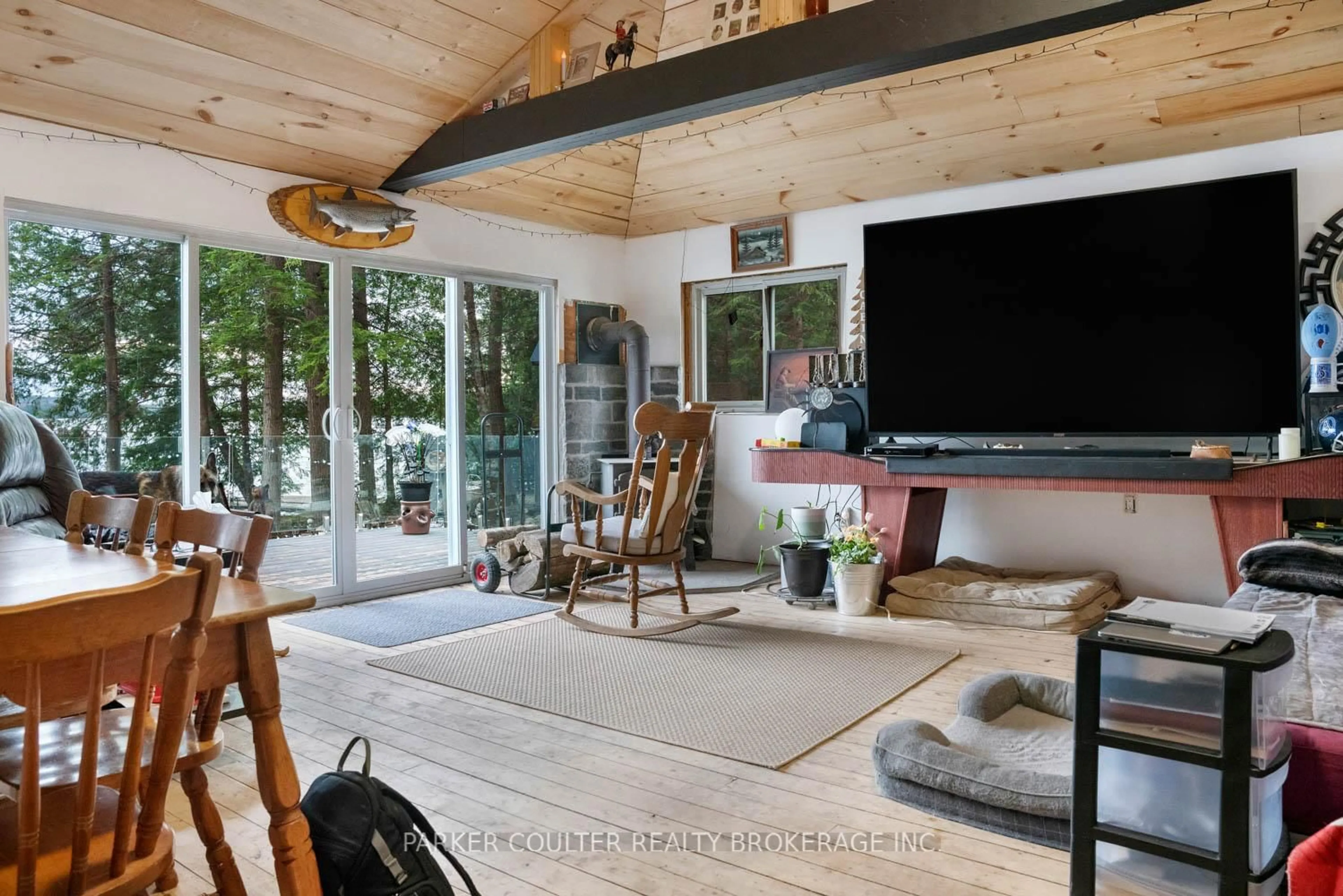Living room with furniture, unknown for 34A Broad River Rd, Seguin Ontario P2A 2W8