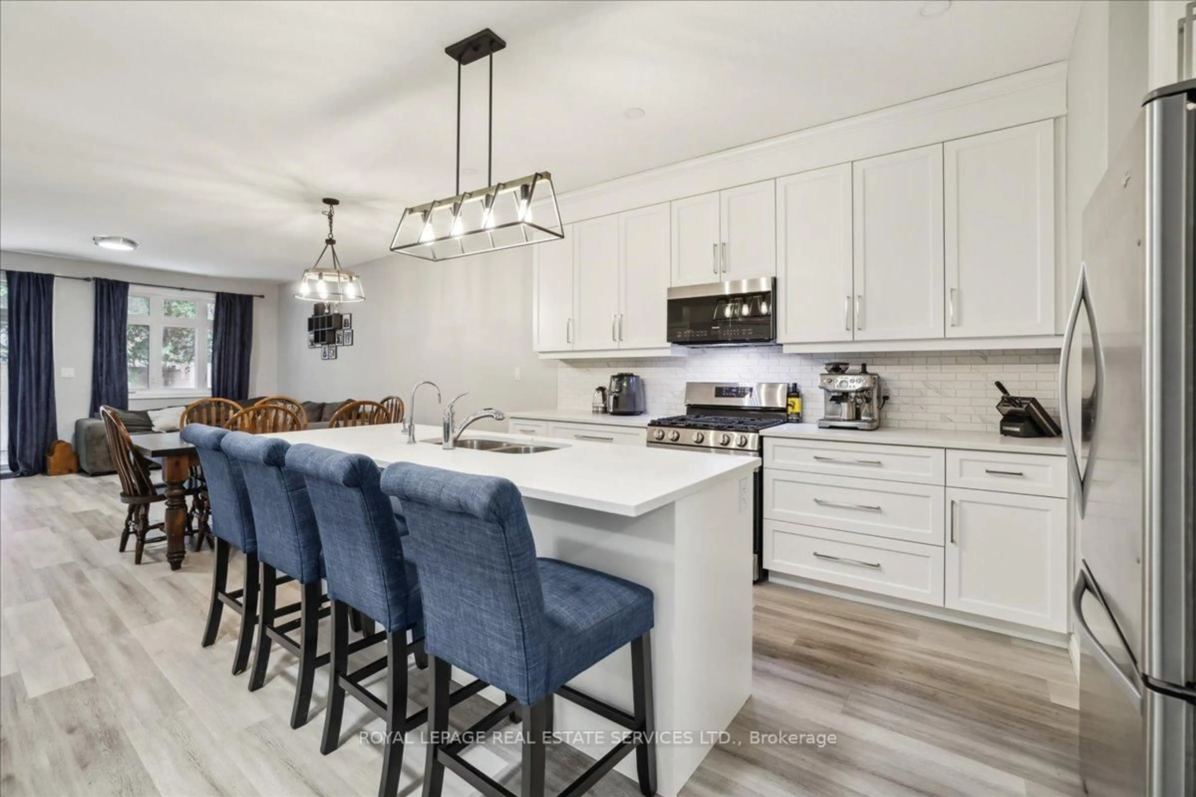 Open concept kitchen, ceramic/tile floor for 44 Main St #6, East Zorra-Tavistock Ontario N0J 1M0