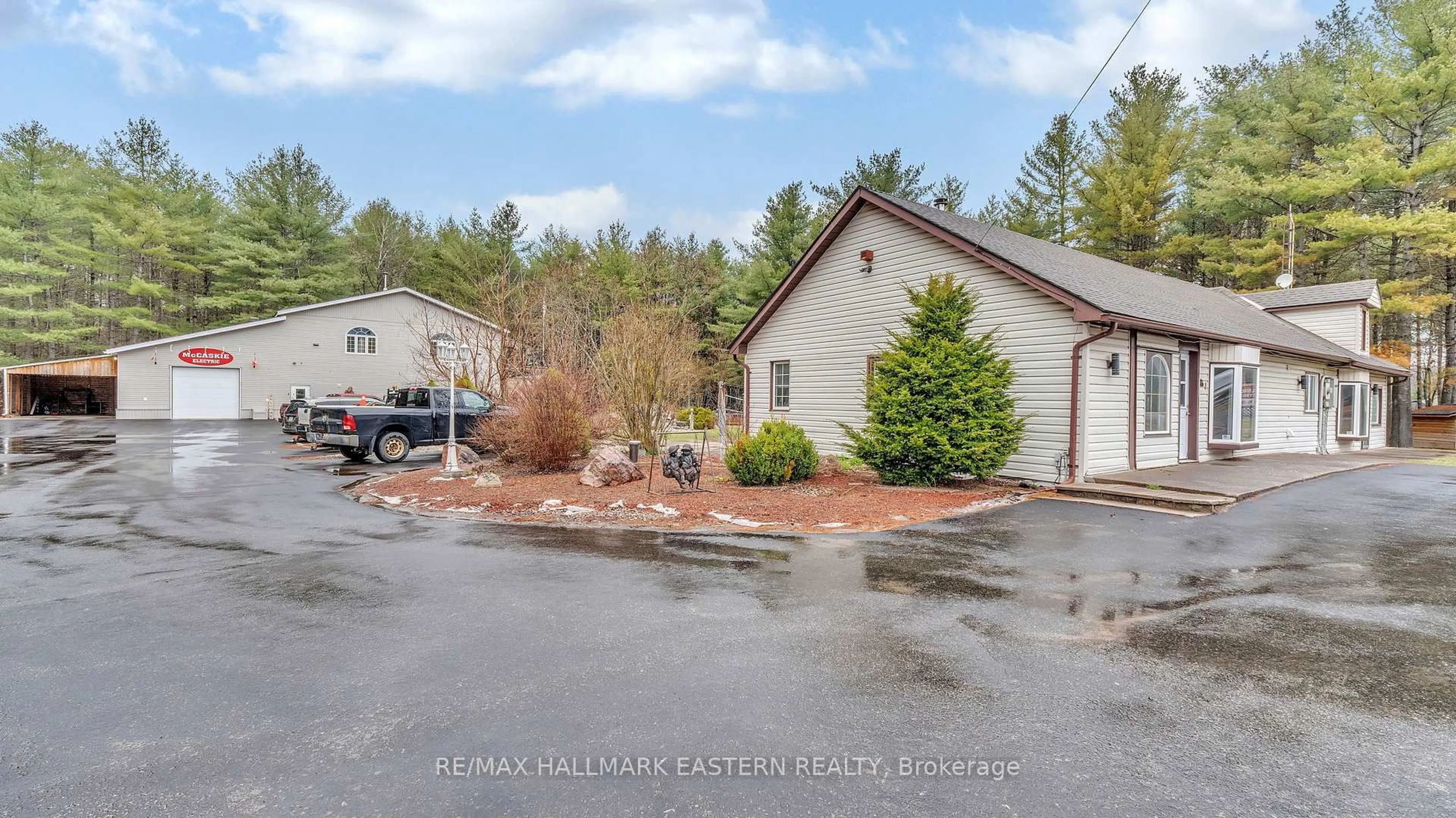 A pic from outside/outdoor area/front of a property/back of a property/a pic from drone, unknown for 29715 Highway 62 N N/A, Bancroft Ontario K0L 1C0