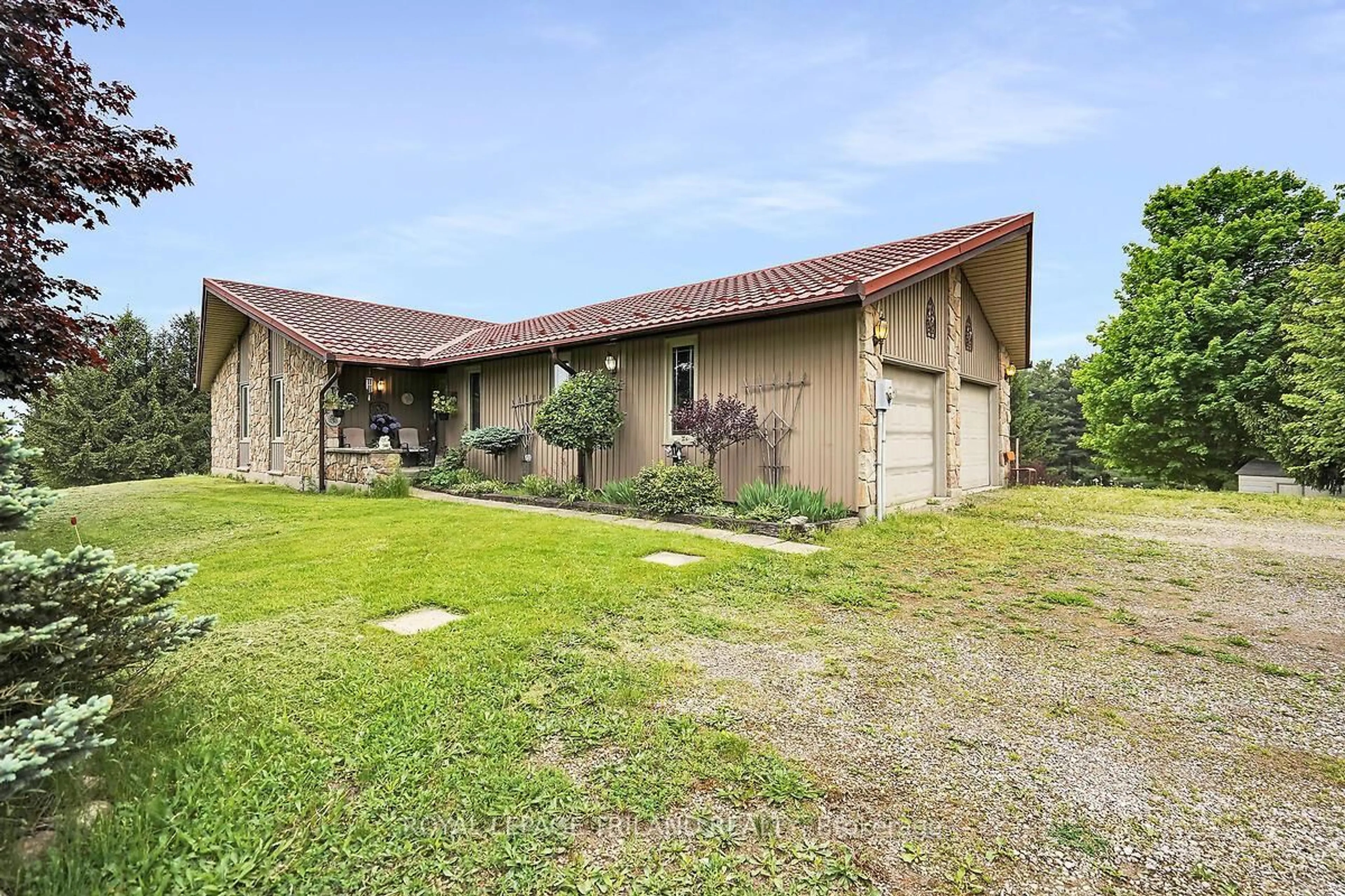A pic from outside/outdoor area/front of a property/back of a property/a pic from drone, unknown for 9580 Sinclair Dr, Middlesex Centre Ontario N0M 2A0