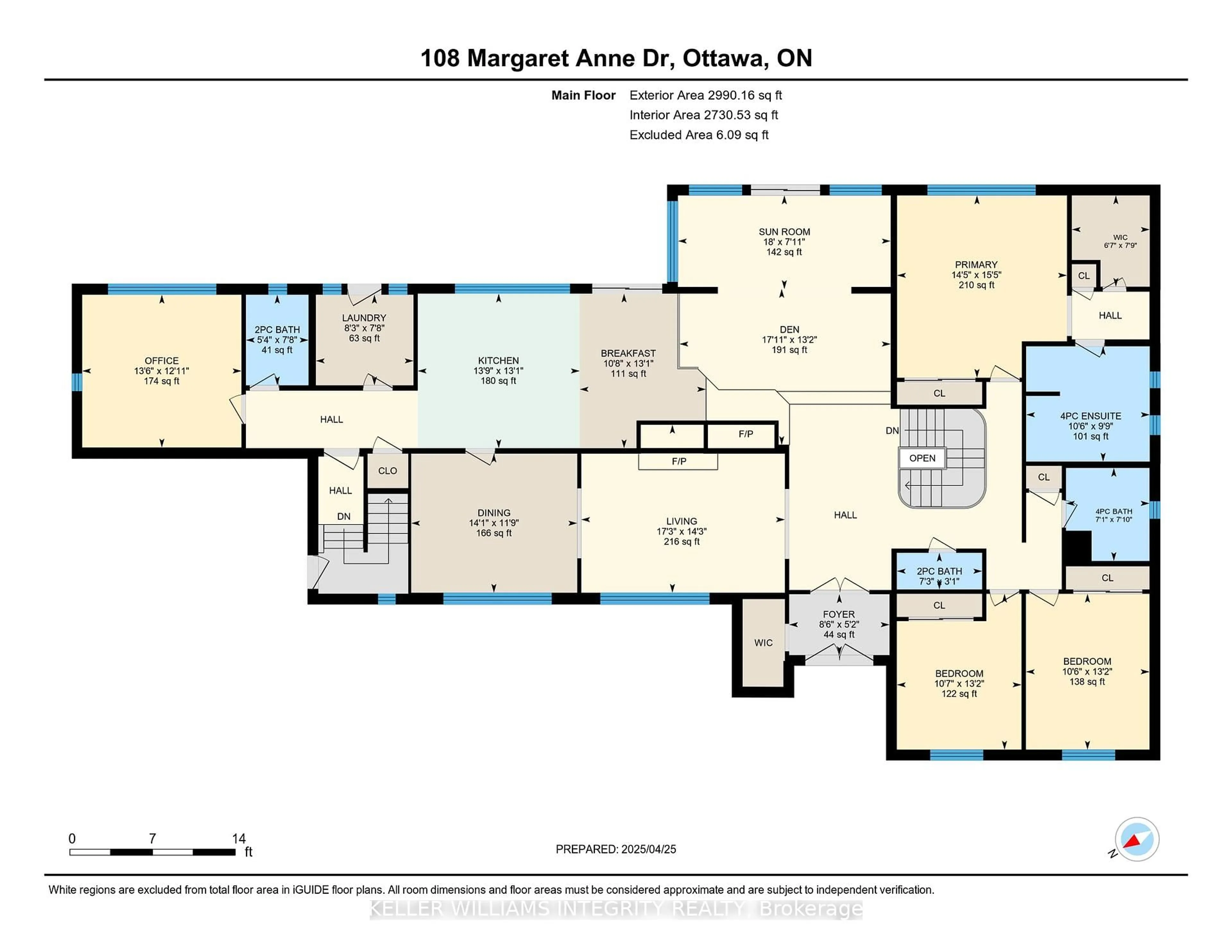 Floor plan for 108 Margaret Anne Dr, Carp Ontario K0A 1L0