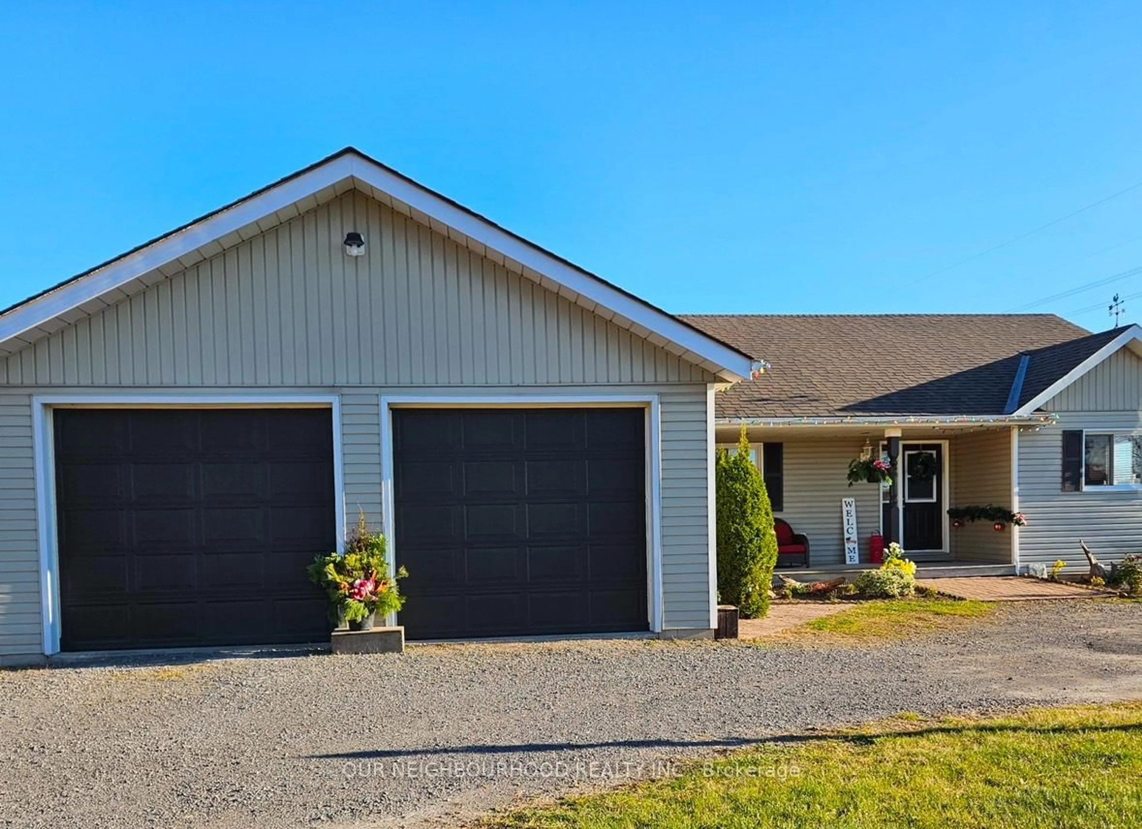 Home with vinyl exterior material, street for 19 Thompson Rd, Quinte West Ontario K8V 5P6