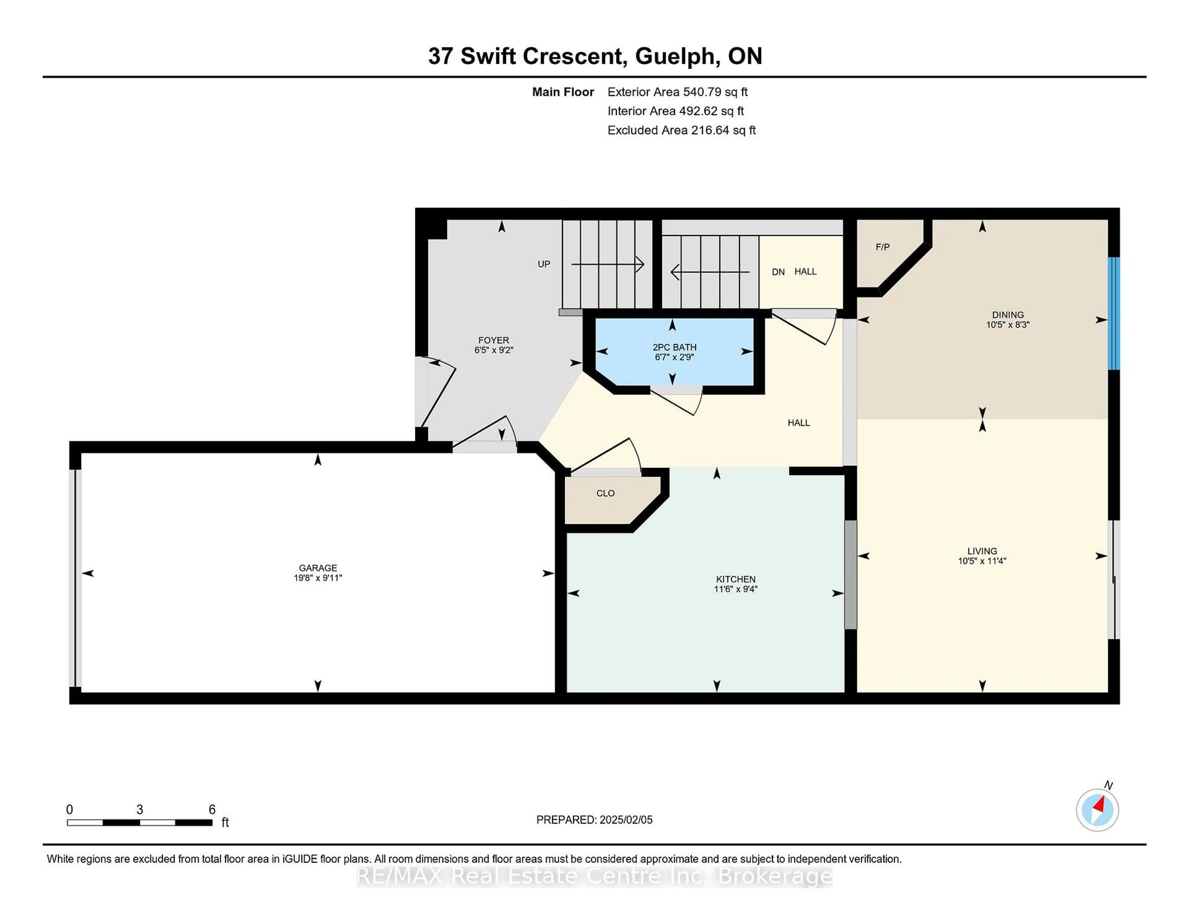 Floor plan for 37 Swift Cres, Guelph Ontario N1E 7J3
