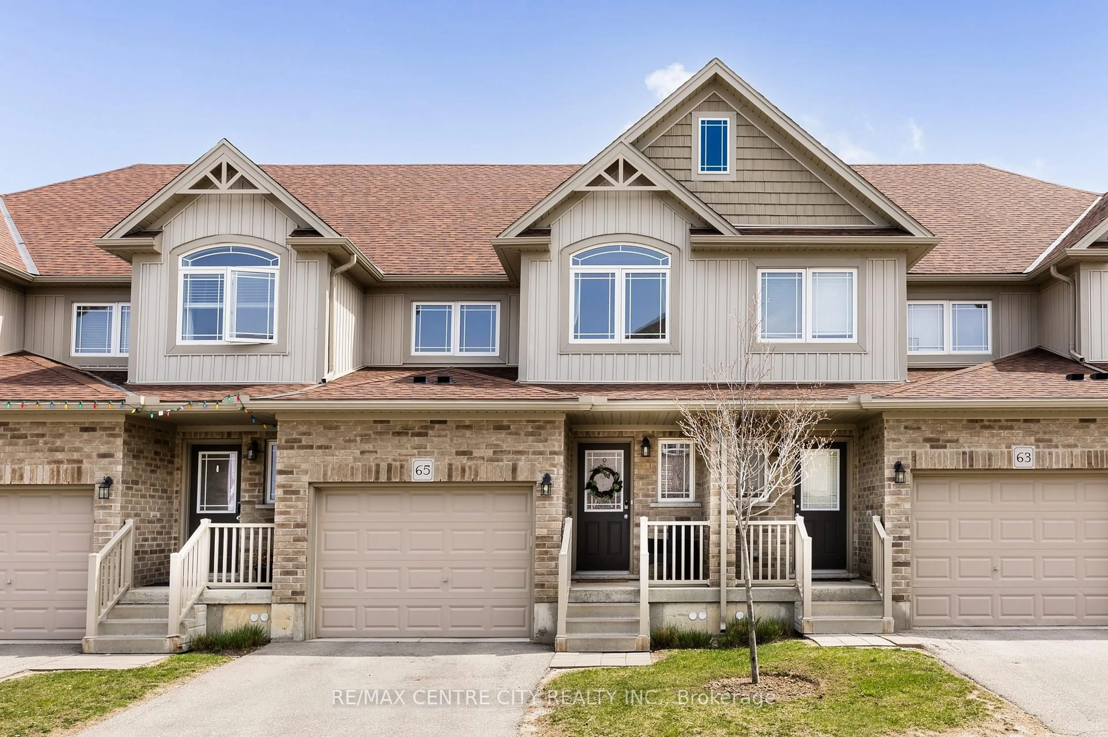 Home with brick exterior material, street for 1220 Riverbend Rd #65, London South Ontario N6K 0G5