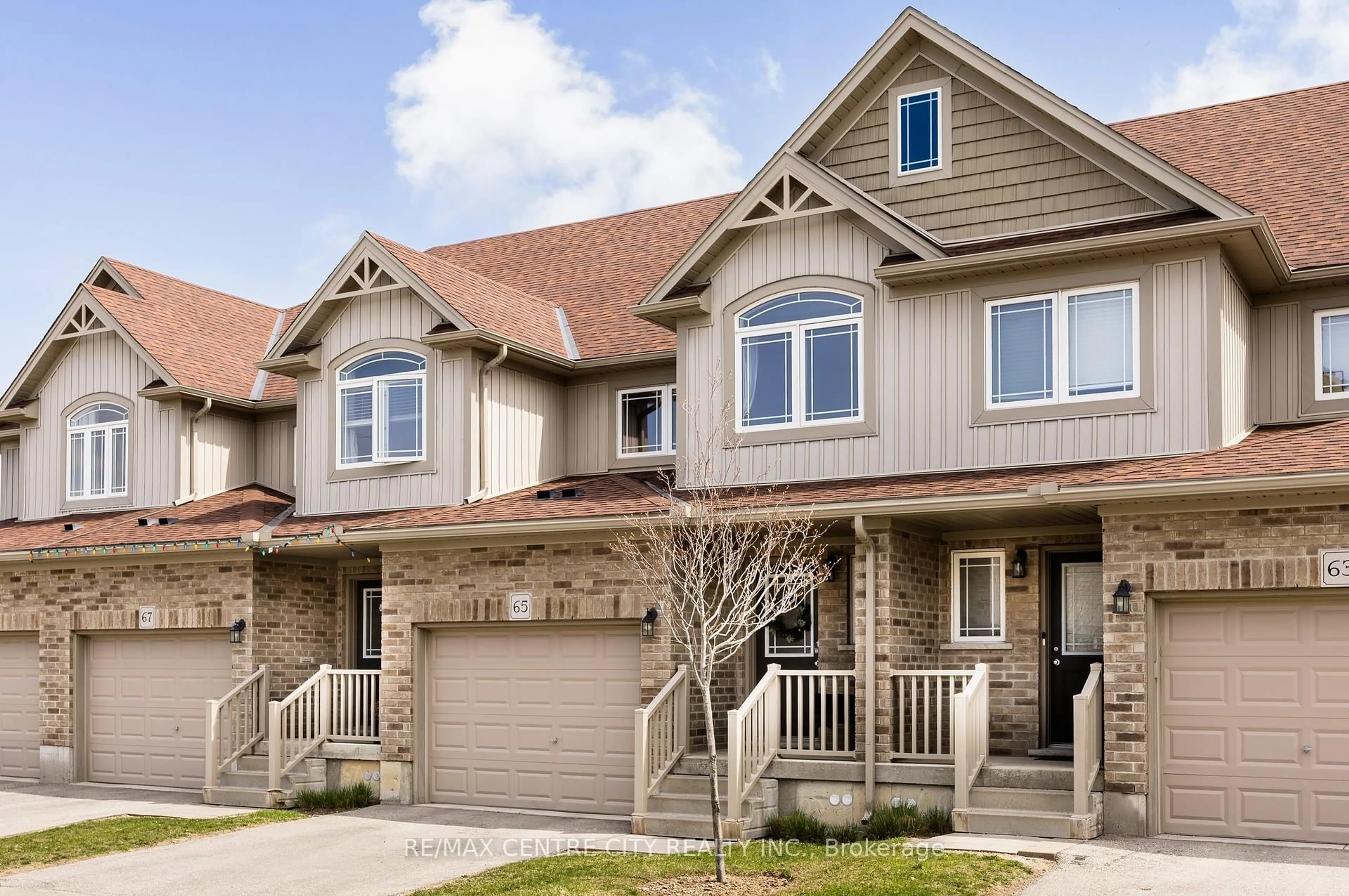 Home with brick exterior material, street for 1220 Riverbend Rd #65, London South Ontario N6K 0G5