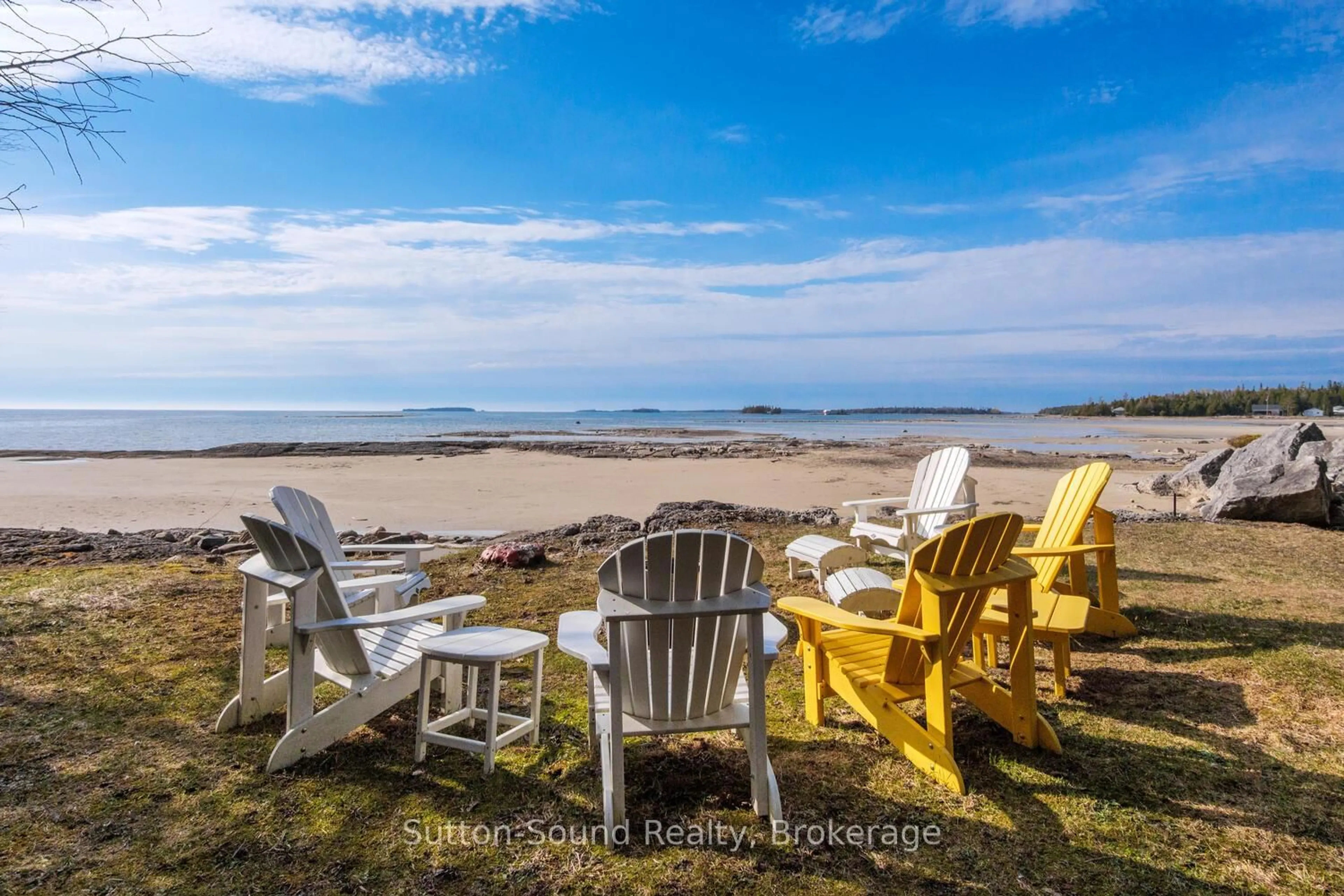 Patio, water/lake/river/ocean view for 604 Bay St, South Bruce Peninsula Ontario N0H 2T0