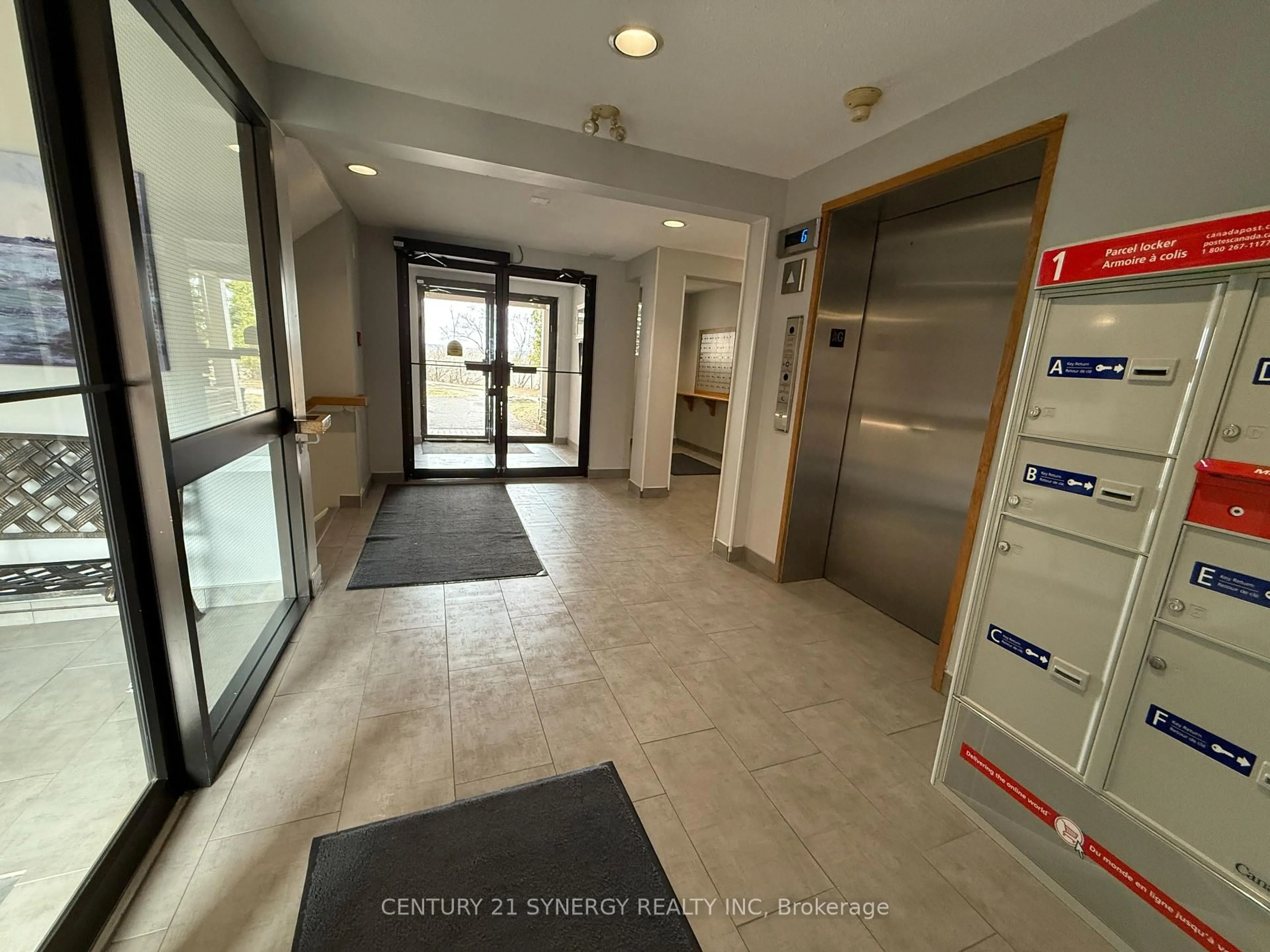 Indoor foyer for 345 Centrum Blvd #202, Ottawa Ontario K1E 3W9