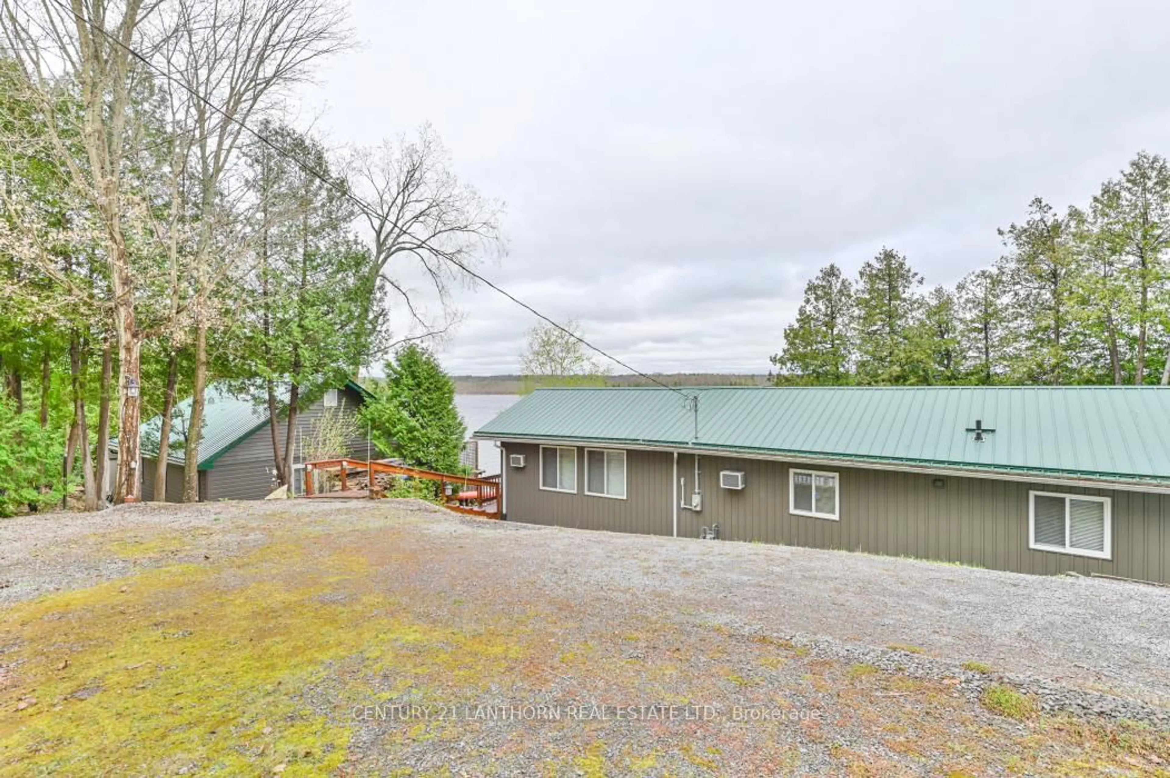 A pic from outside/outdoor area/front of a property/back of a property/a pic from drone, water/lake/river/ocean view for 192 Blakely Lane, Madoc Ontario K0K 2K0