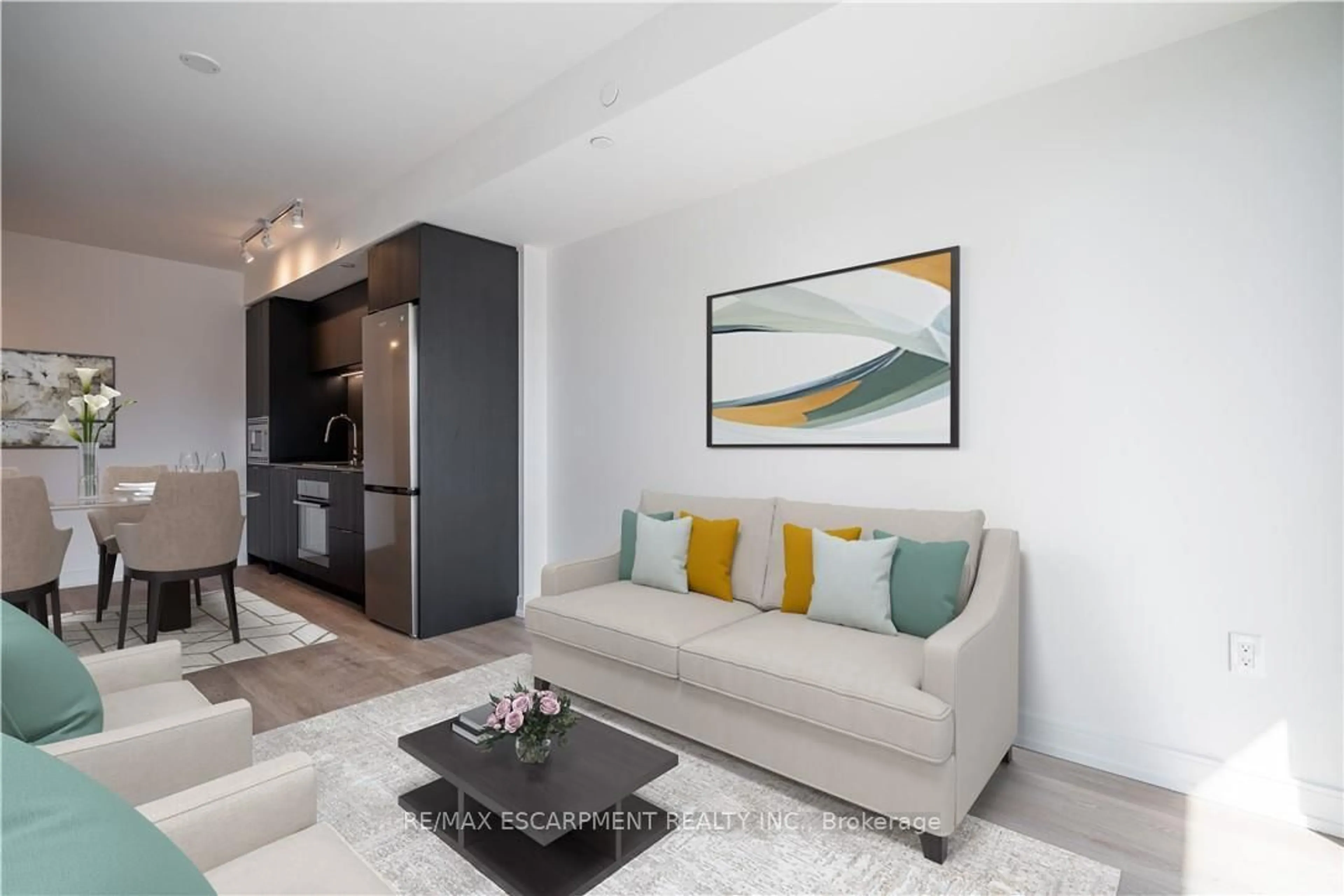 Living room with furniture, unknown for 1 Jarvis St #908, Hamilton Ontario L8R 3J2