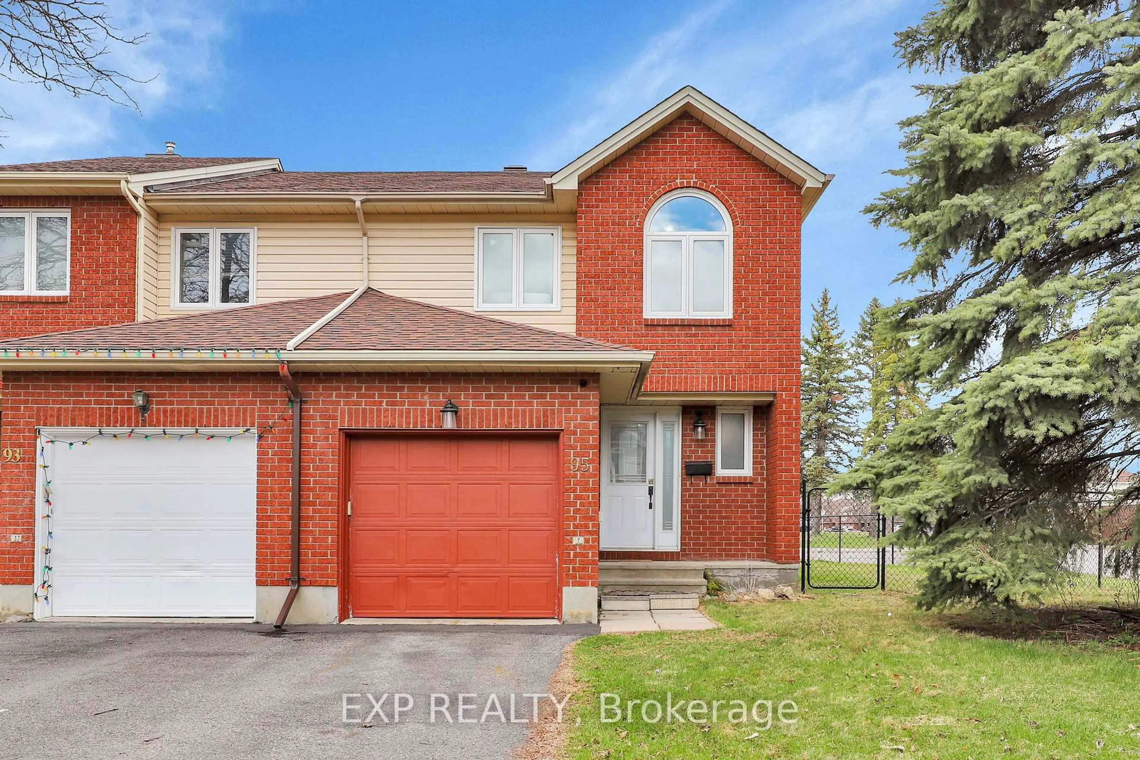 Home with brick exterior material, street for 95 Cedarock Dr, Ottawa Ontario K2M 2H5