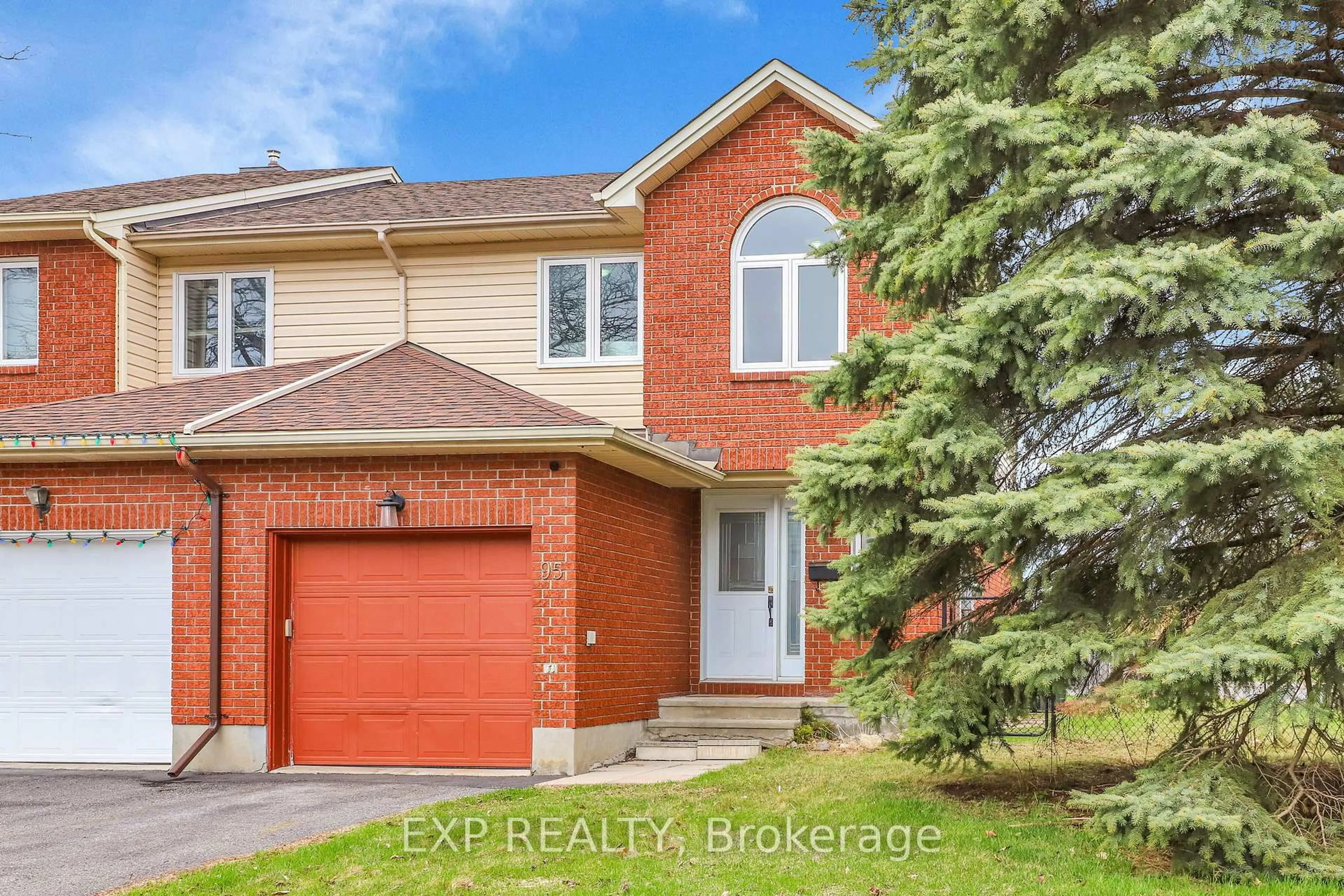 Home with brick exterior material, street for 95 Cedarock Dr, Ottawa Ontario K2M 2H5