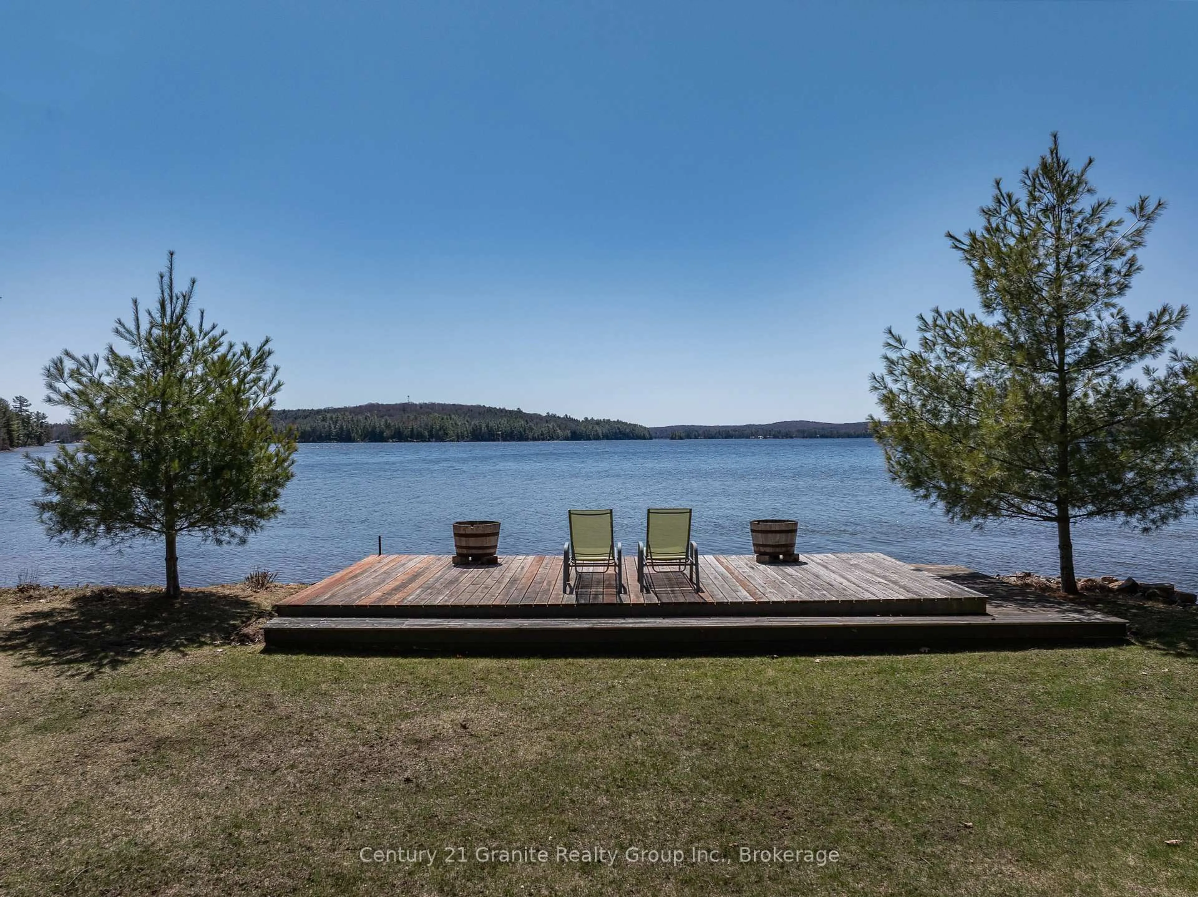Patio, water/lake/river/ocean view for 1096 Donarvon Dr, Algonquin Highlands Ontario K0M 1S0