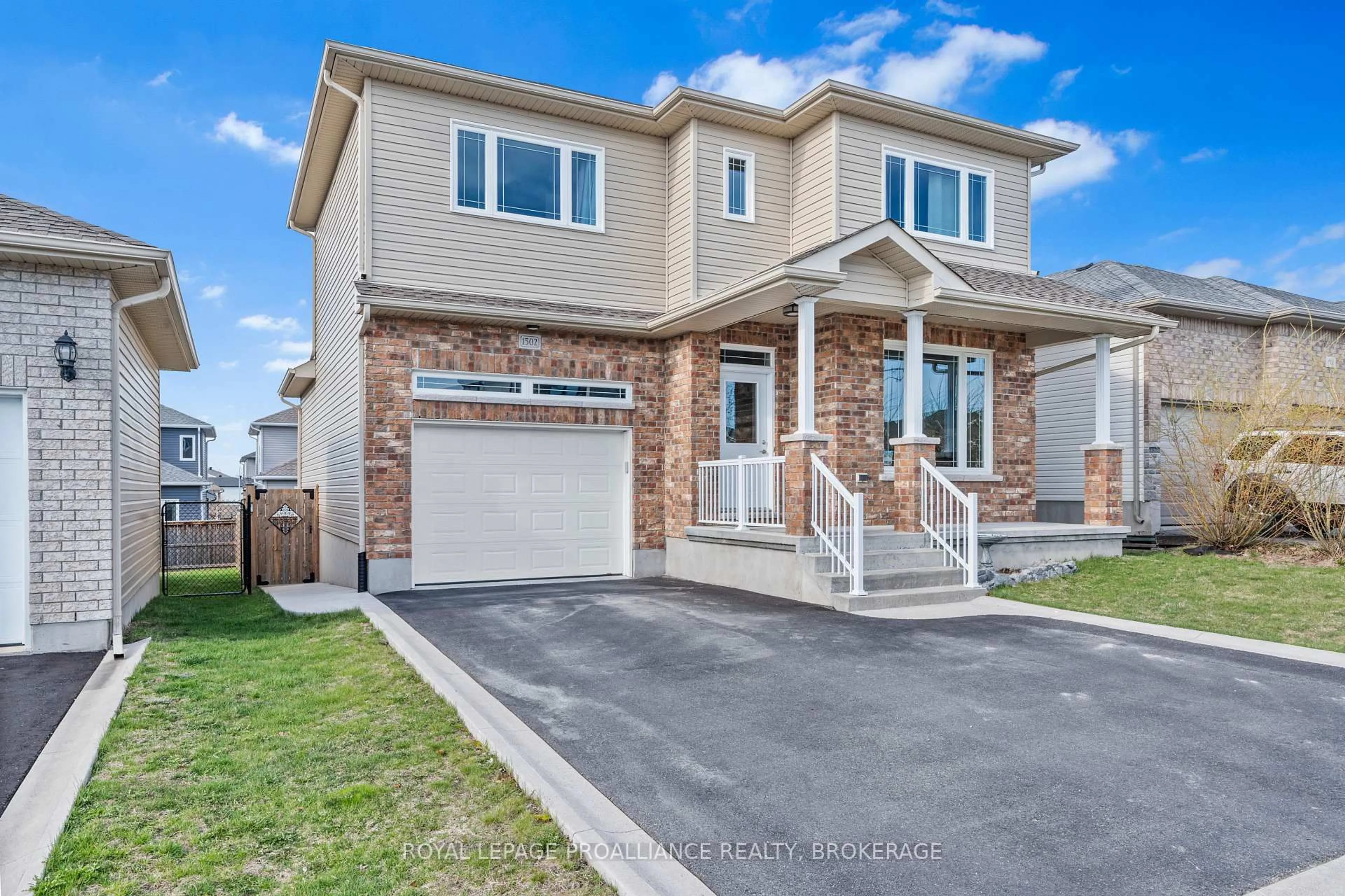Home with brick exterior material, street for 1502 Clover St, Kingston Ontario K7P 0M9